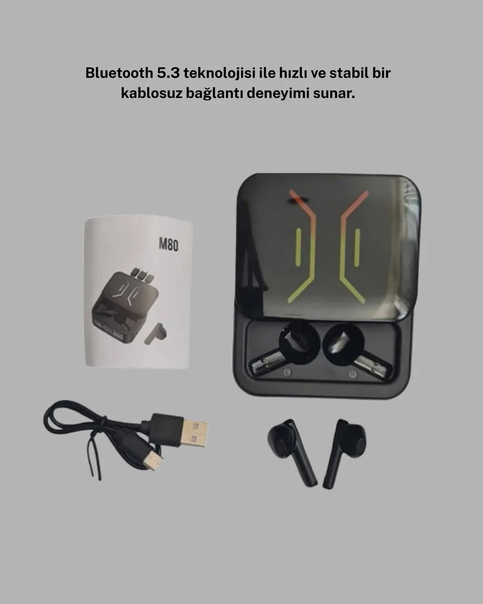 3'ü 1 Arada Kablolu ve Kablosuz Bluetooth 5.3 Kulaklık – 2000mAh Powerbank ve Kesintisiz Ses Deneyimi