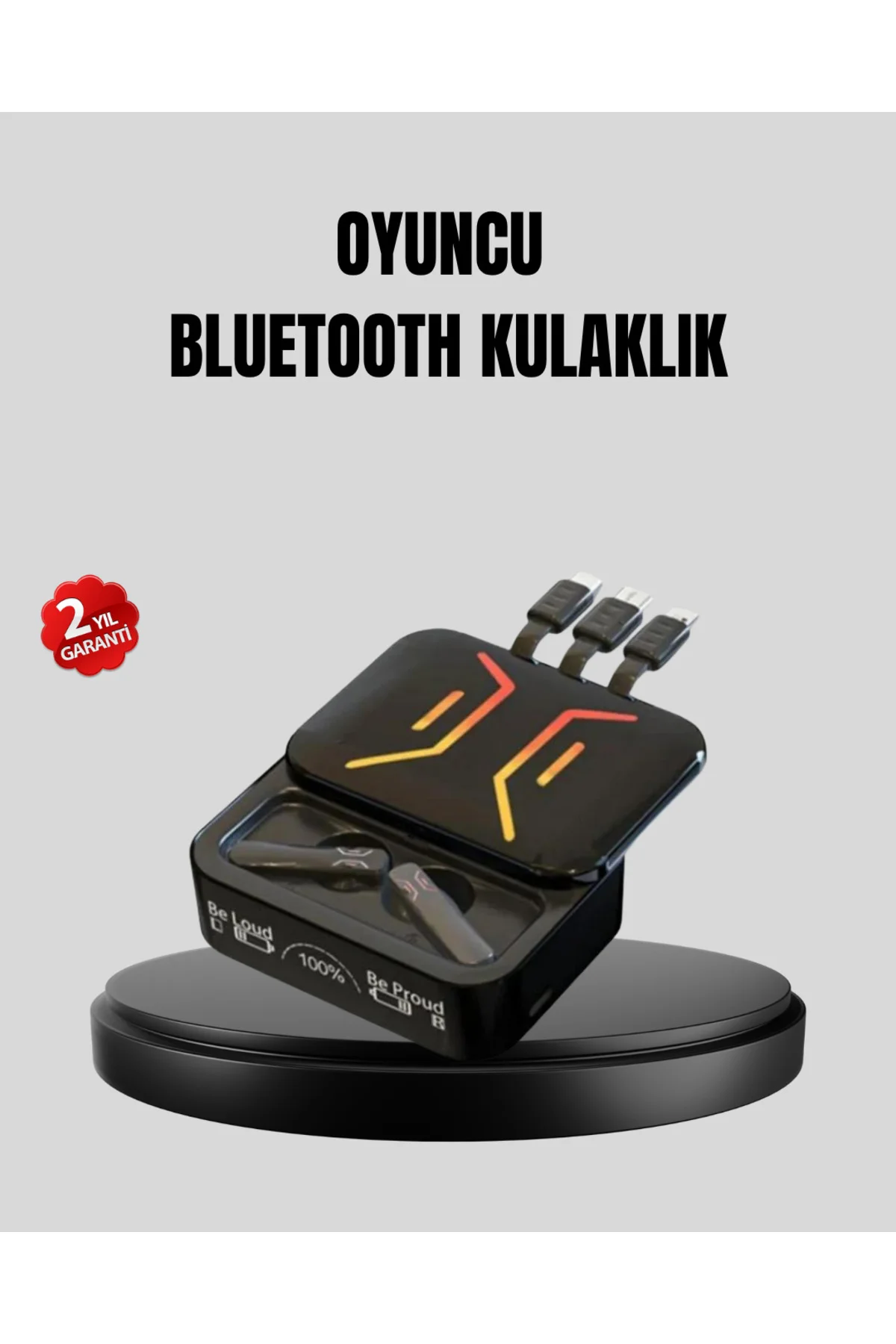 3’Ü 1 Arada Kablolu Ve Kablosuz Bluetooth 5.3 Kulaklık