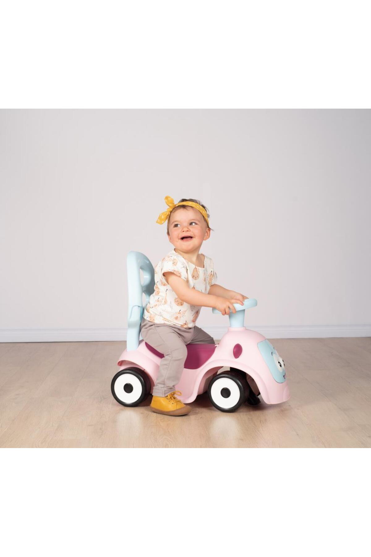 Smoby 3Ü 1 Arada Maestro Rose Araç-Pembe 720305