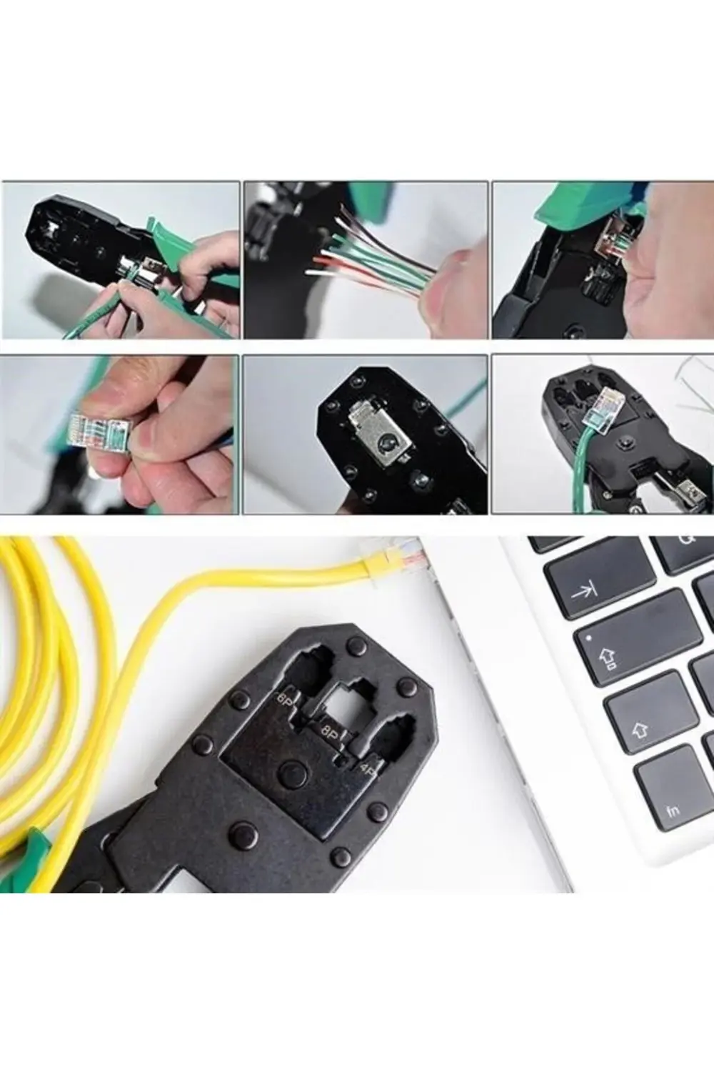 ® 3ü 1 Arada Modüler Kablo Sıkma,Soyma ve Kesme Pensesi