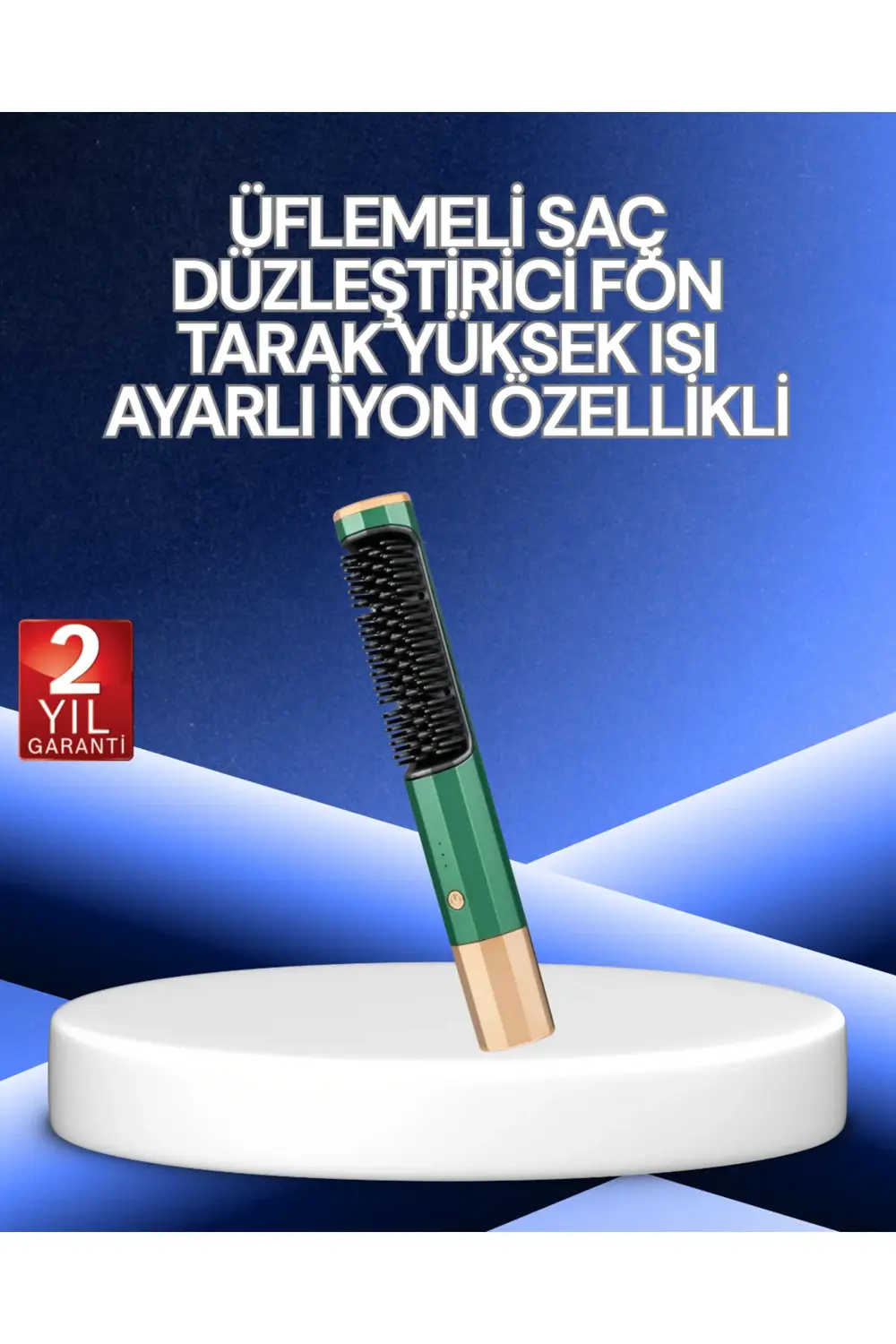 3’ü 1 Arada Saç Şekillendirme Seti – Kurutma, Düzleştirme, Tarama