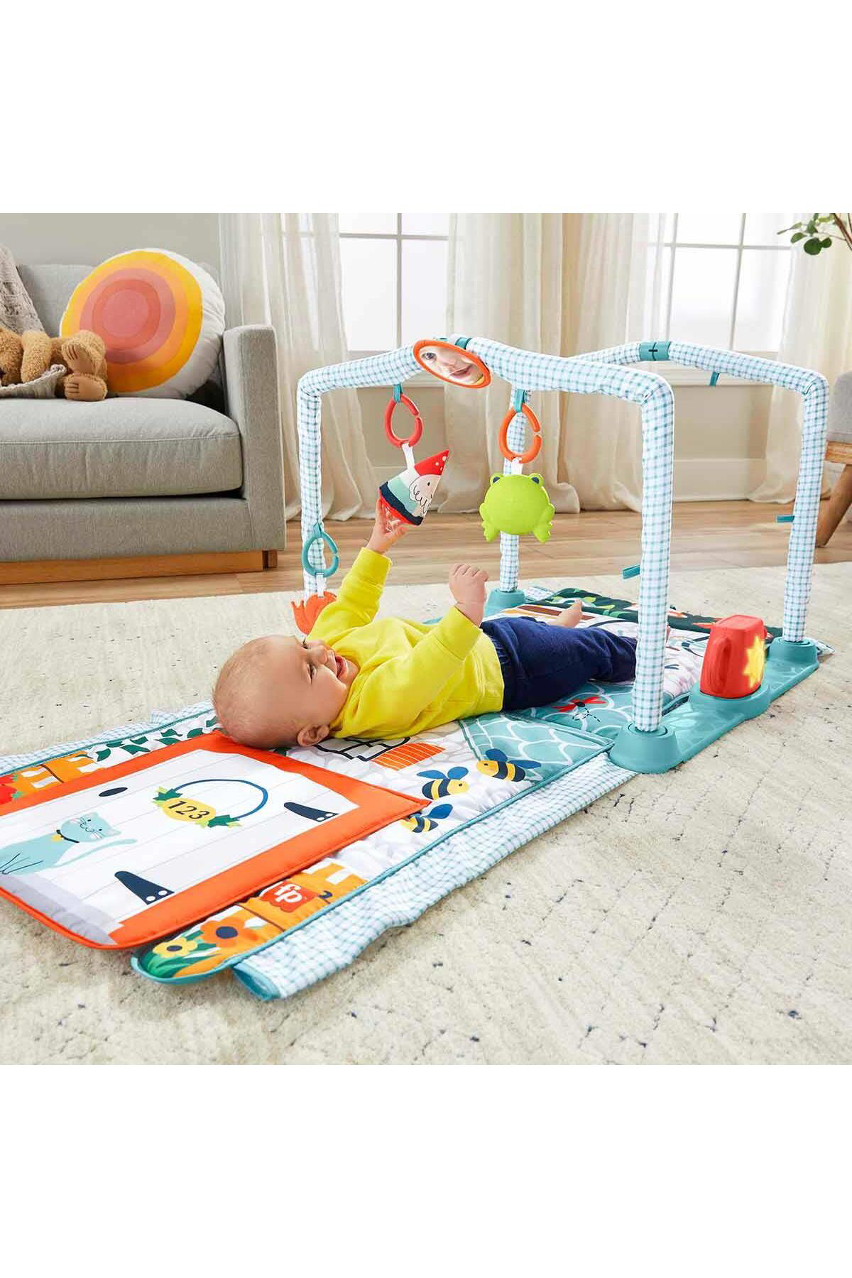 Fisher Price 3'Ü 1 Arada Sevimli Kulübe Jimnastik Merkezi