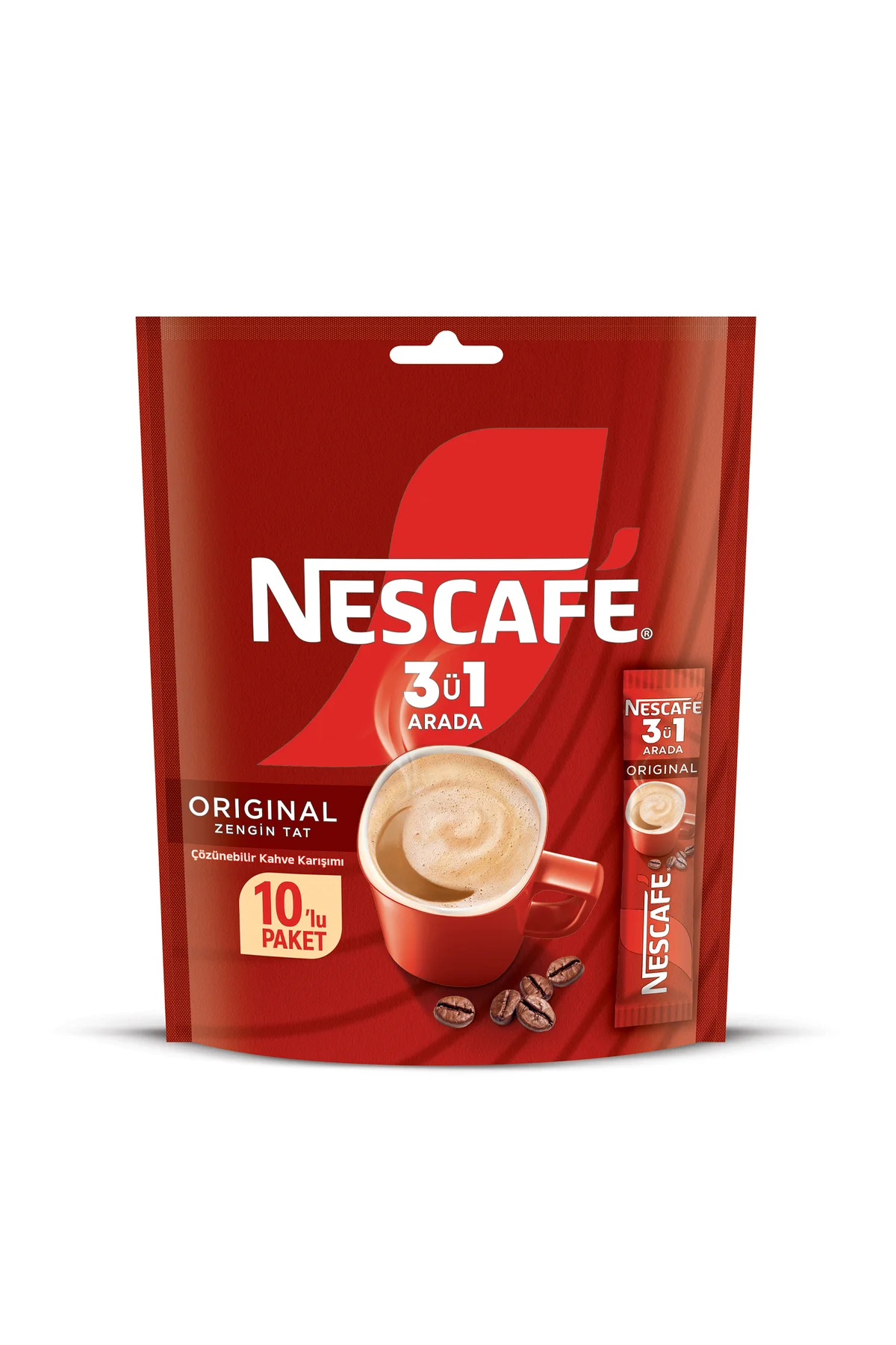 3ü1 Arada Original Çözünebilir Kahve 17,5g 10'lu Paket