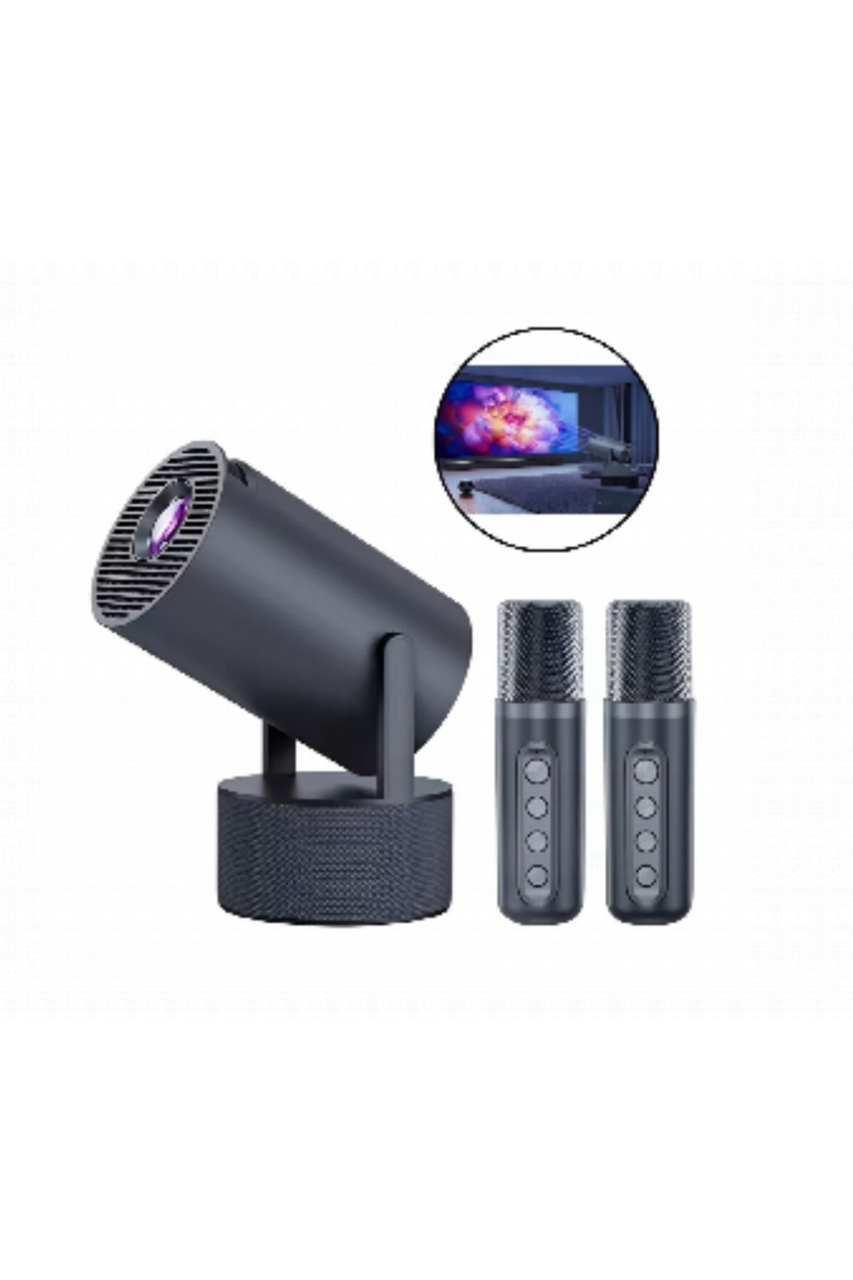 3ü1 Arada Projeksiyon Karaoke ve Bluetooth Hoparlör - Lisinya