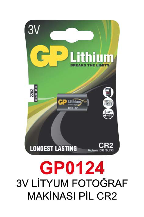 Cfl 3V Lityum Fotoğraf Makinasi Pil Cr2