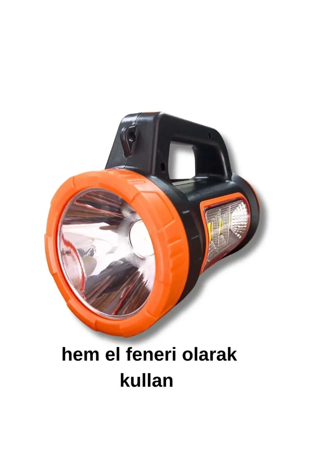 3w 15w Solar Şarjlı Led El Feneri Işıldak Projektör Kamp Avcı Fen