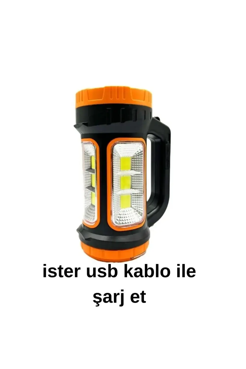 3w 15w Solar Şarjlı Led El Feneri Işıldak Projektör Kamp Avcı Fen