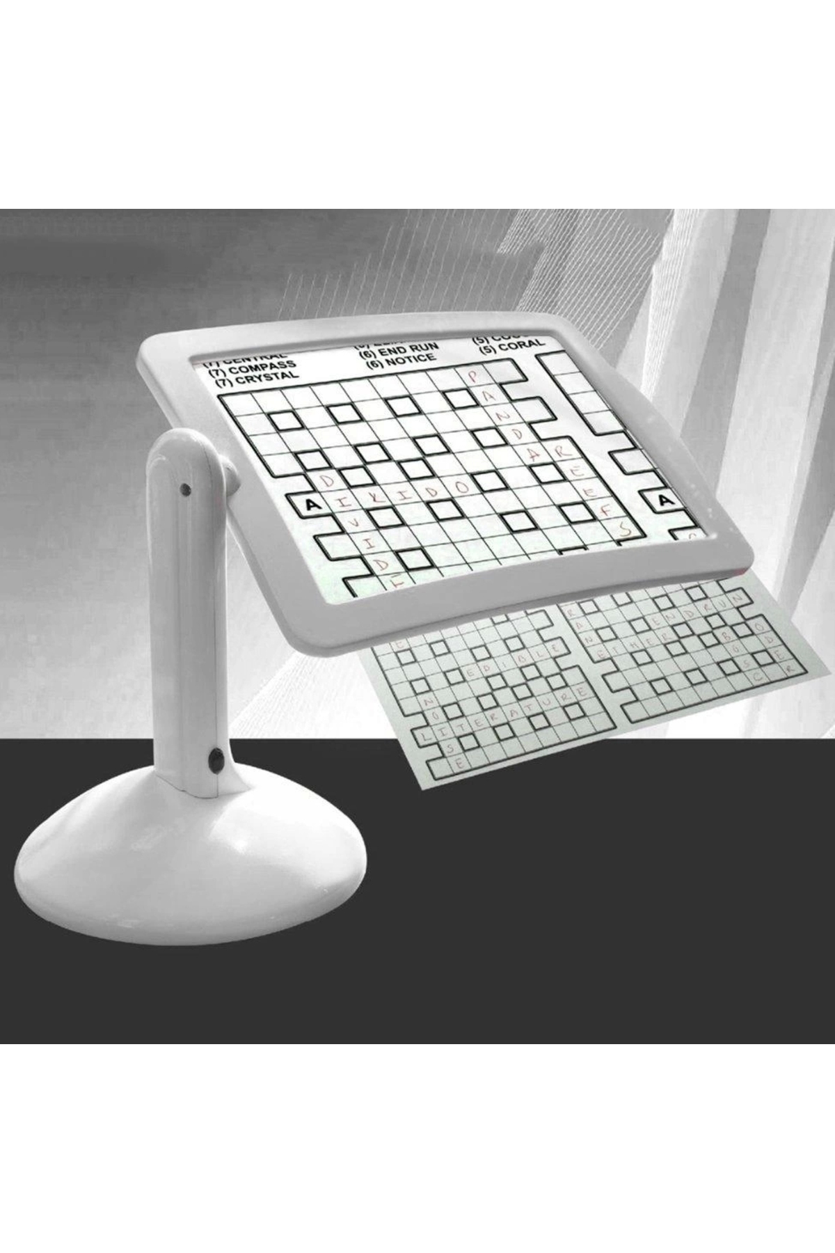 Easy Tedarik 3X 360 Derece Döndürme Ekranlı Çok Fonksiyonlu Masaüstü Büyüteç 3