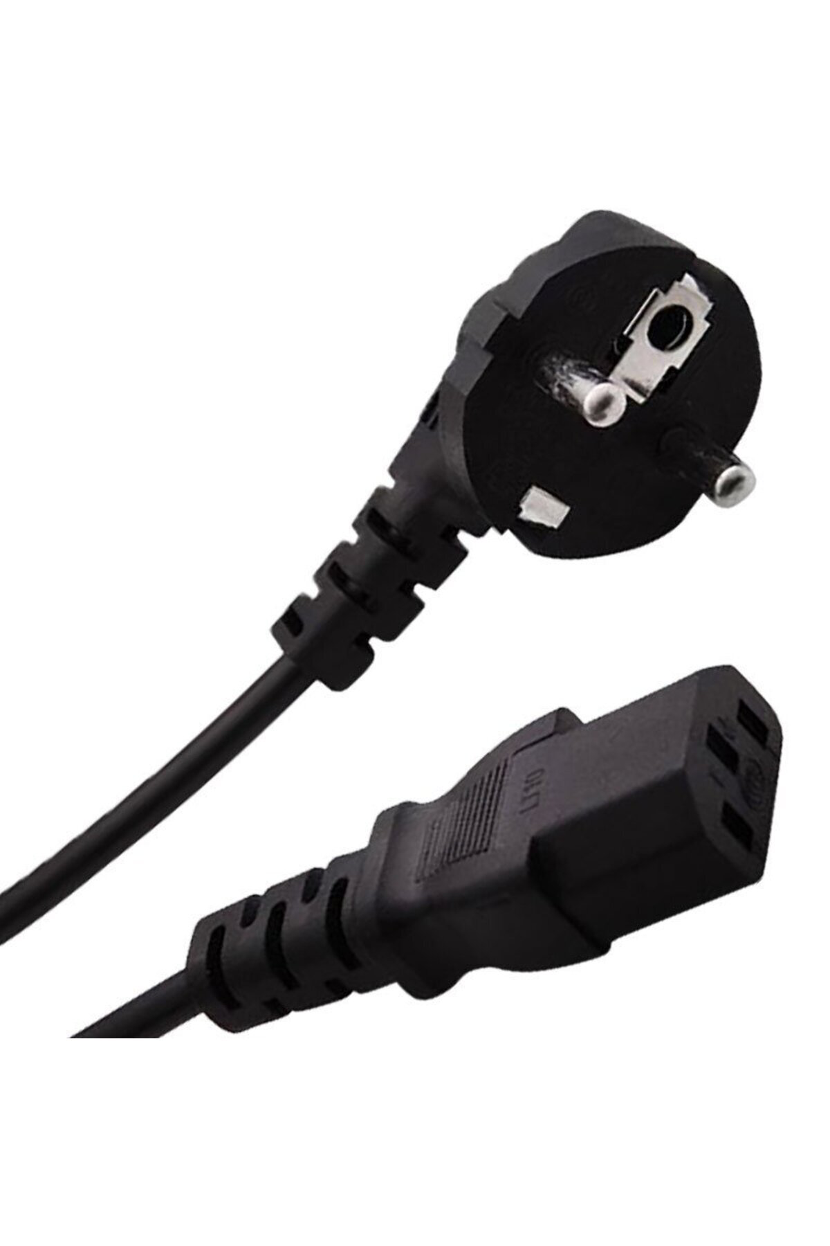 3X1mm 10 METRE Yazıcı Elektrik Kablosu C7 Siyah Power Kablo KPF6-12T3