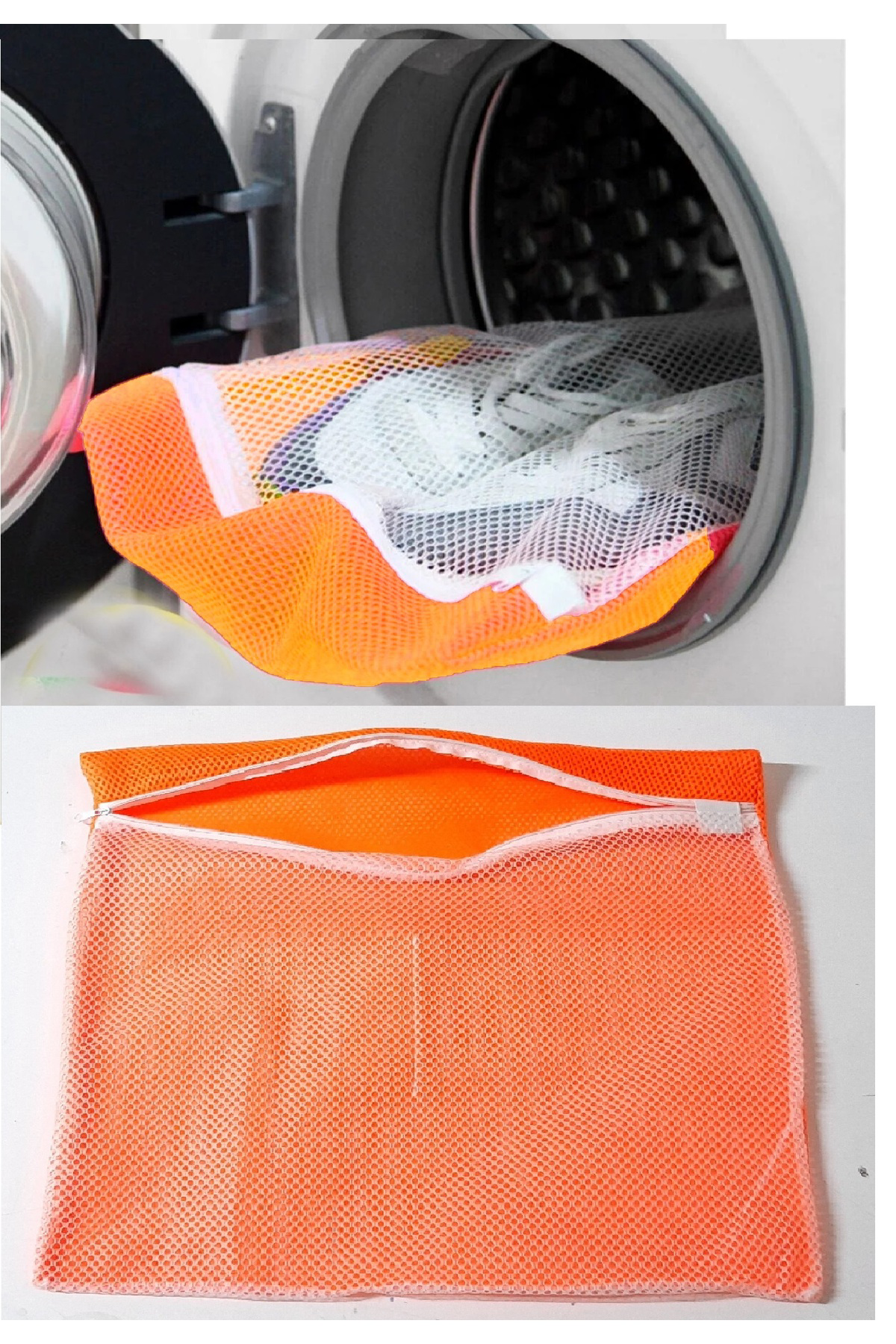 Mmc Group 4 Adet 4 Renk Fermuarlı - Hassas Çamaşır Terlik Ayakkabı Yıkama F