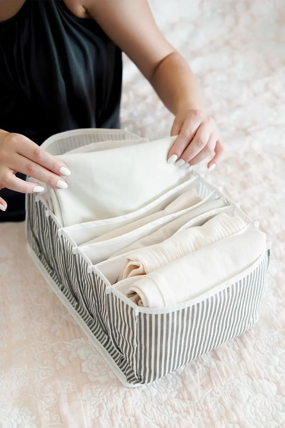 4 Adet Akordiyon Organizer Çekmece Içi Düzenleyici Large