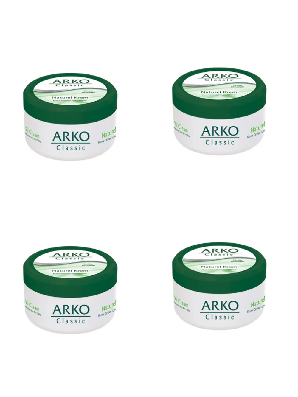 4 ADET ARKO CLASSİC NATUREL EL KREMİ 150ML (4741)