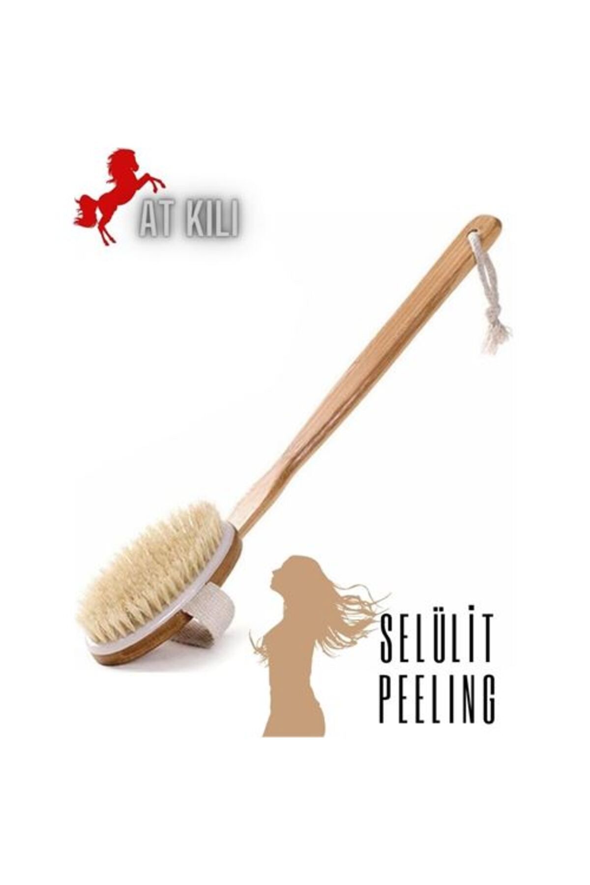 Modacar 4 Adet At Kılı Kuru İslak Selülit Peeling Fırçası 714799 Toptan Paket