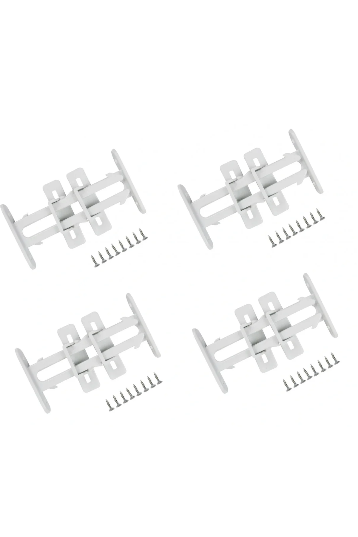 4 Adet Bebek Çocuk Koruma Kilidi - Dolap Çekmece Kilidi Sürgülü K