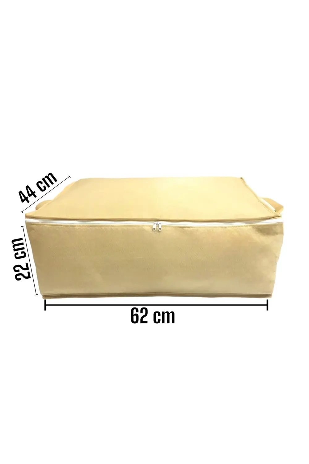 4 Adet Bej Bazaaltı Ve Çekyat Tipi Hurç 62 X 44 X 22 Cm XLarge