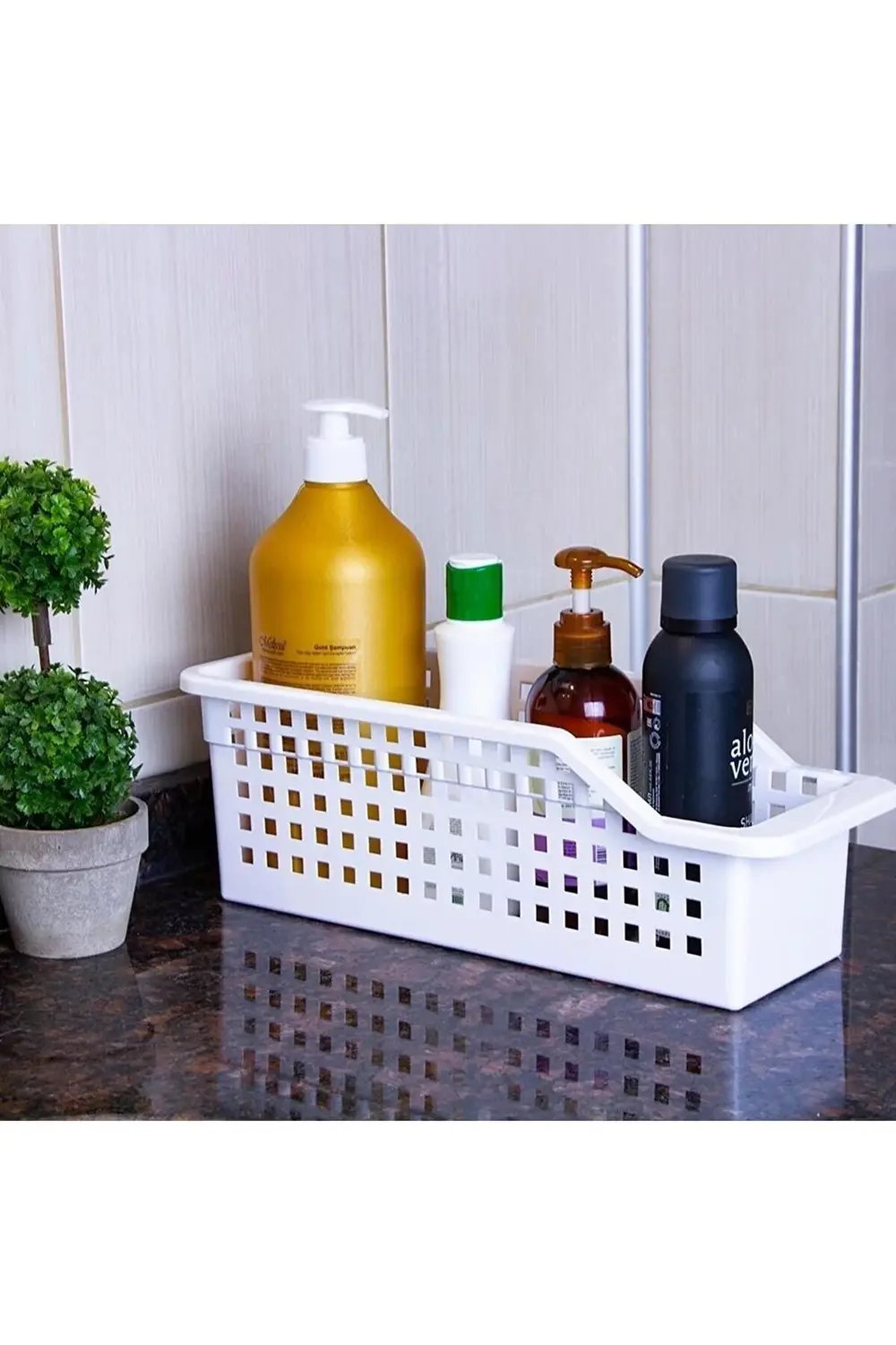 4 Adet Beyaz Decobella Buzdolabı Içi Düzenleyici Sebze Meyve Sepe