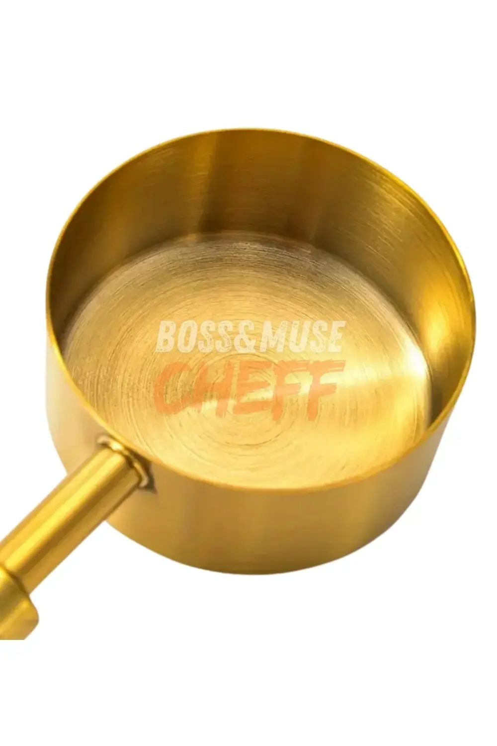 4 Adet Büyük Boy Paslanmaz Çelik Ahşap Saplı Ölçü Kaşığı Seti Ölç