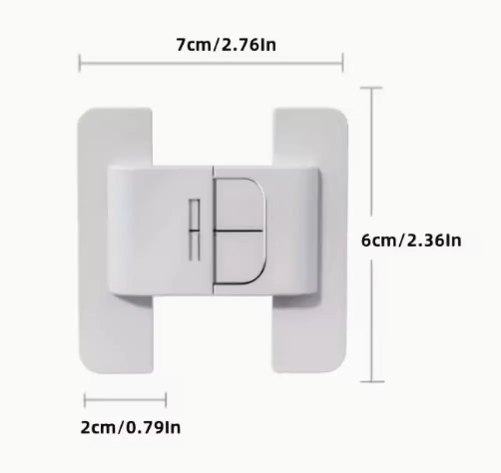 4 Adet Buzdolabı, Çekmece ve Dolap Kapağı Çocuk Kilidi