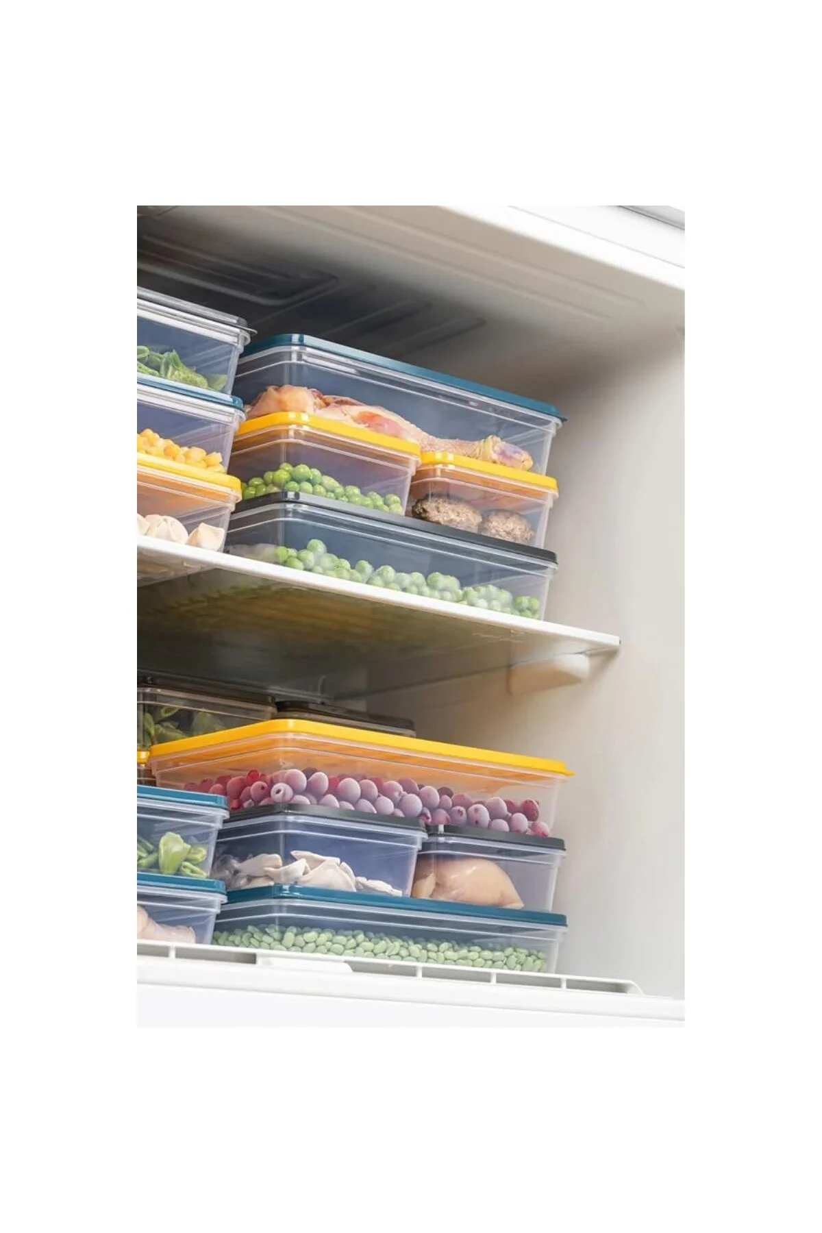 4 Adet Buzdolabı Organizeri, Buzdolabı İçin Çok Amaçlı Saklama Kabı, Fresh Box, Ş