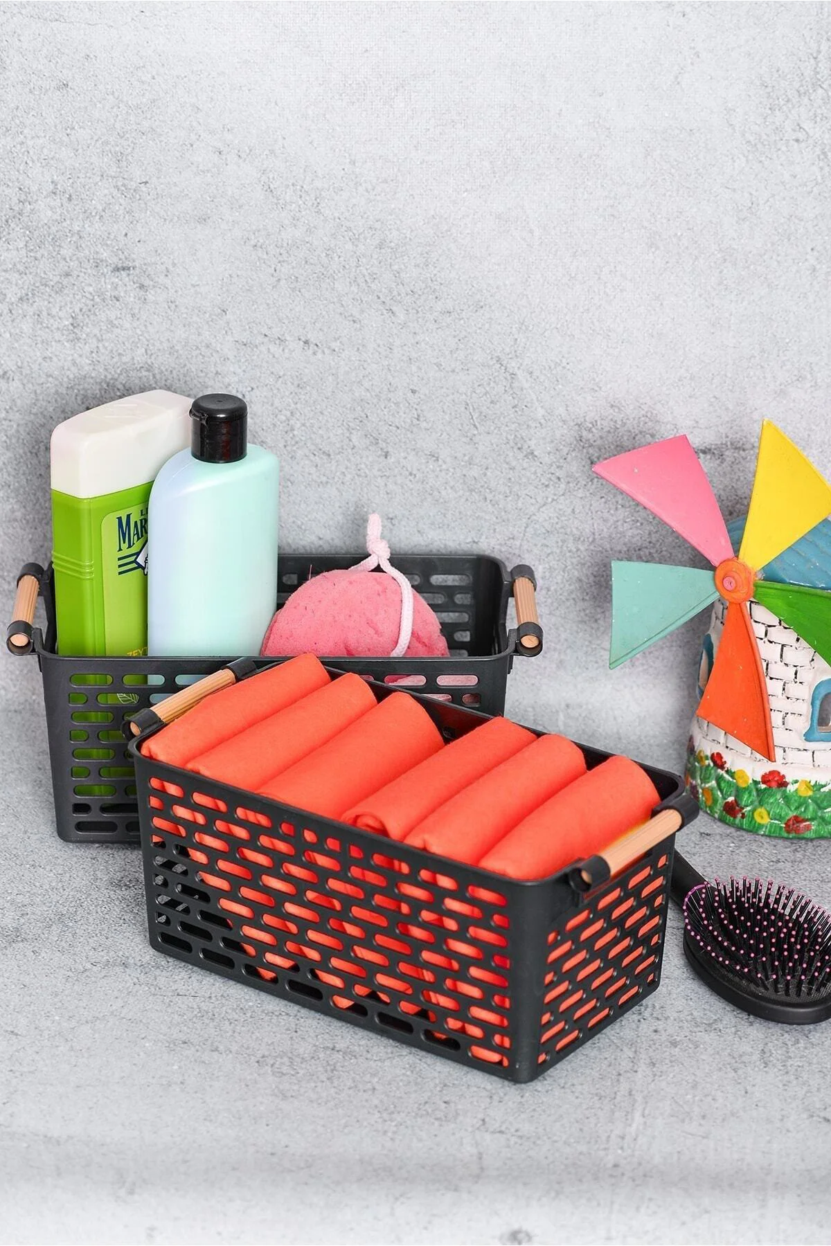 4 Adet Buzdolabı Sepeti Dolap Içi Düzenleyici Sepet Plastik Organ