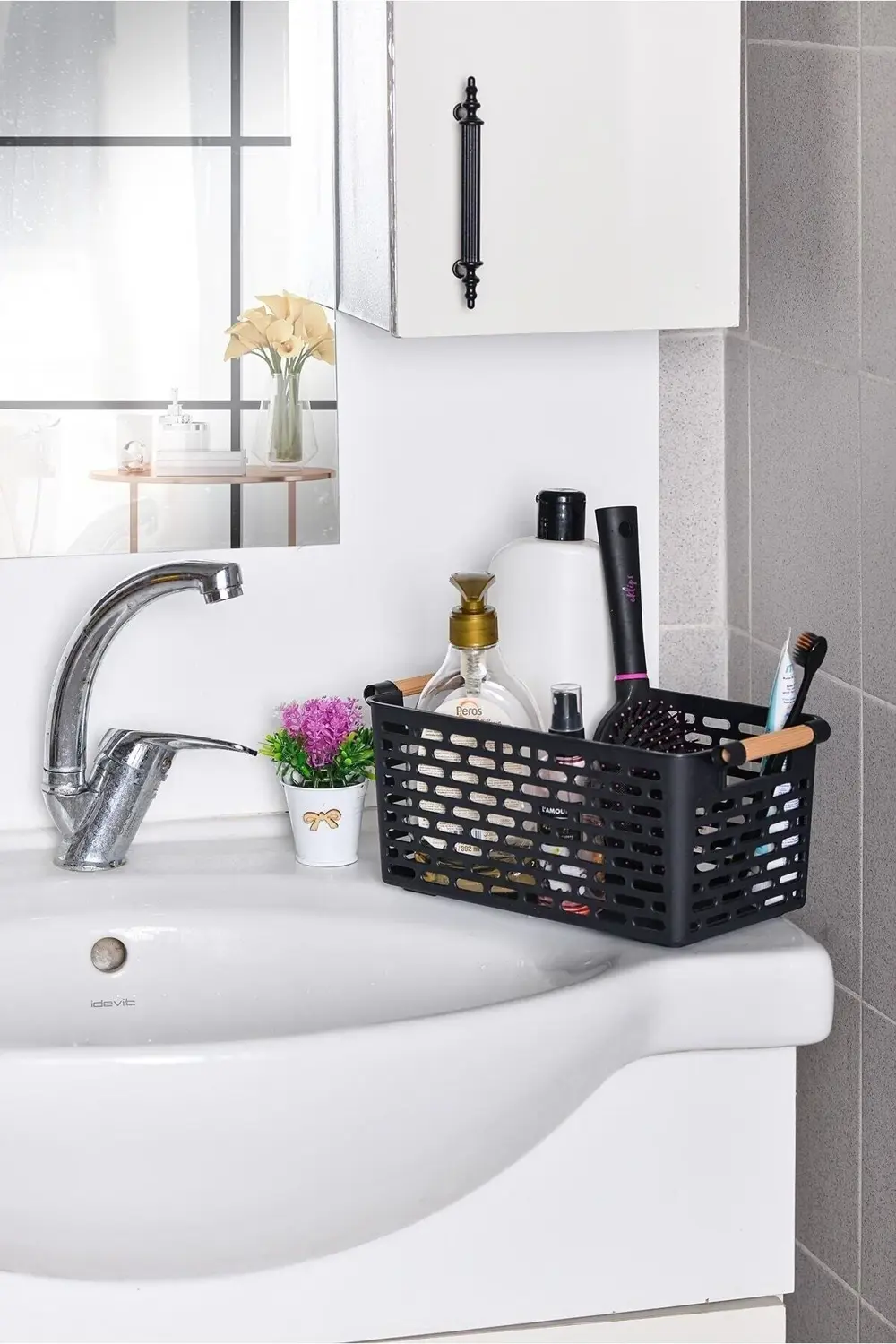 4 Adet Buzdolabı Sepeti Dolap Içi Düzenleyici Sepet Plastik Organ