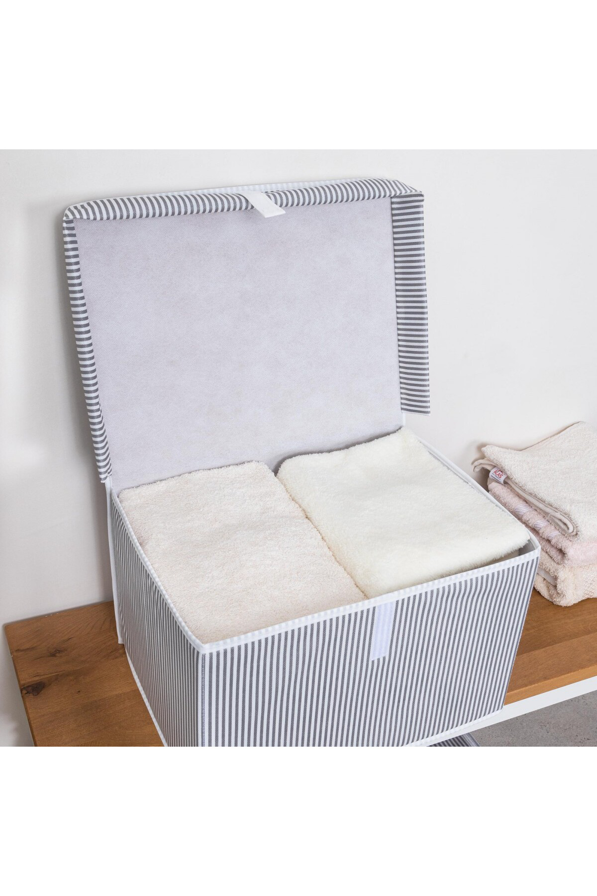 Pazar Kapısı 4 Adet Çok Amaçlı Düzenleyici Kutu Mini Boy Gri