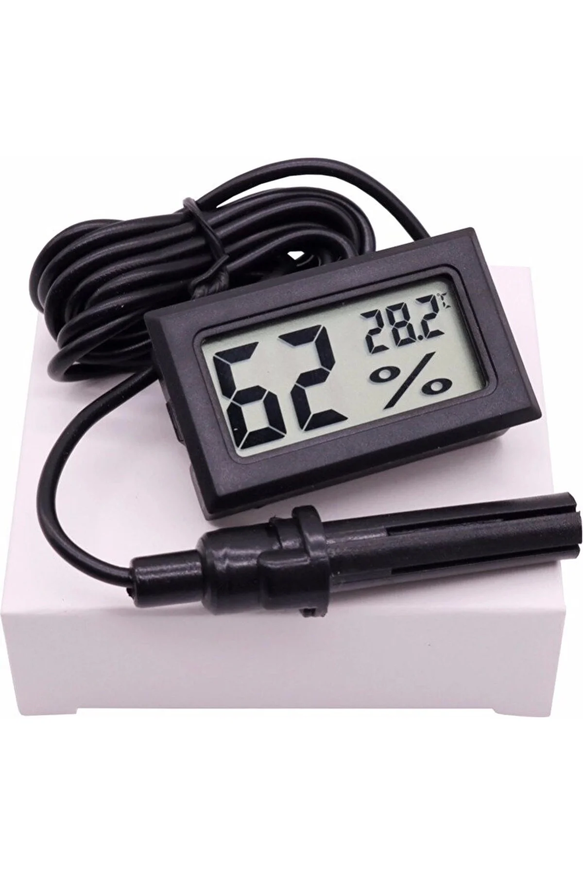 4 Adet Dijital Ekran Sıcaklık Ve Nem Ölçer - Termometre Higrometr