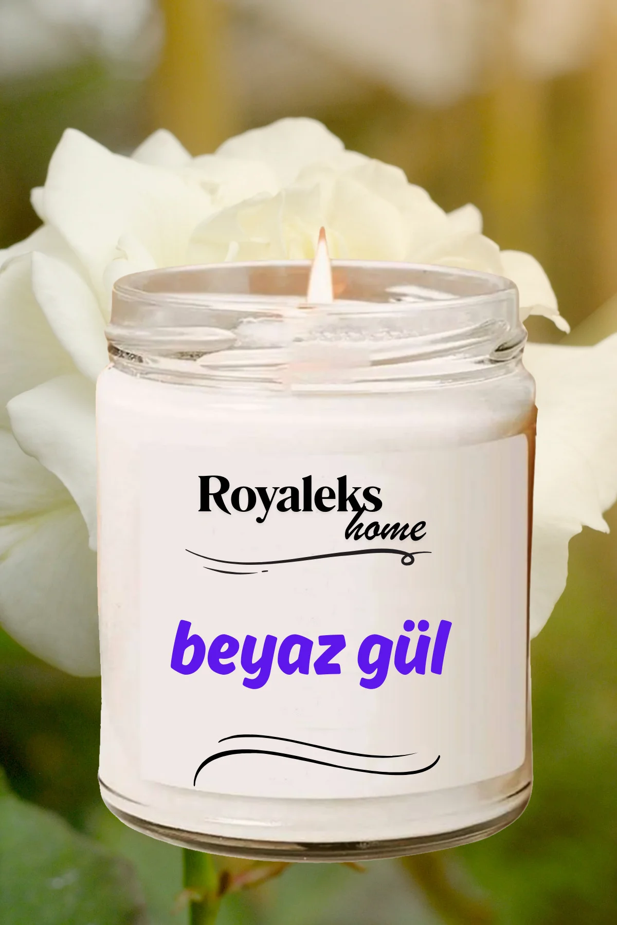 4 Adet Doğal Özel Seri Kokulu Dekoratif Kavanoz Mum 4X210 cc - Hu