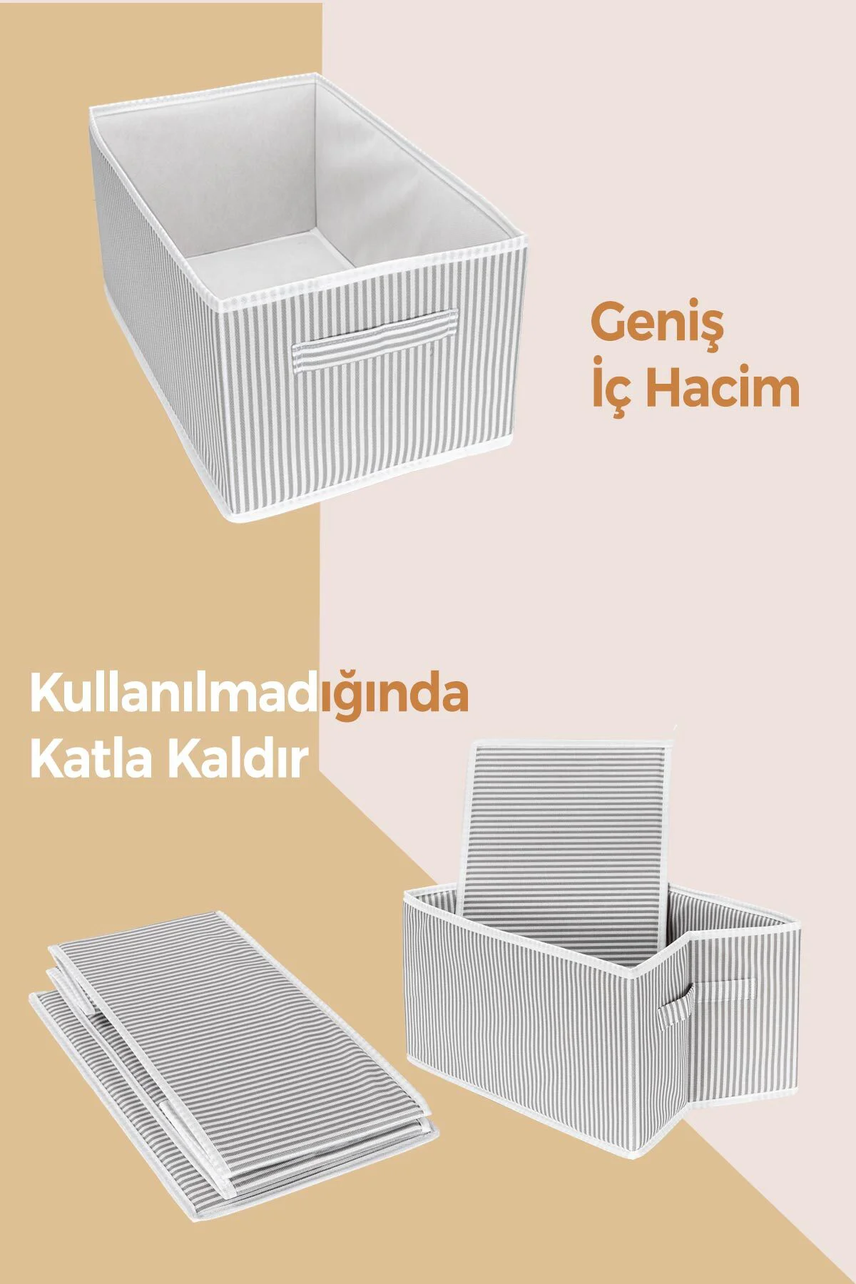 4 Adet Dolap Içi Pantolon Düzenleyici Saklama Kutusu Organizer