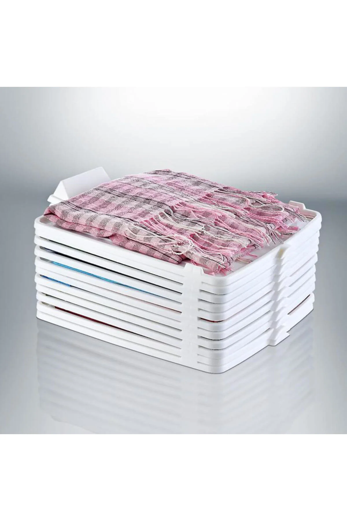 4 Adet Dolap İçi T-Shirt Düzenleyici, T-Shirt Gömlek Bluz Düzenle