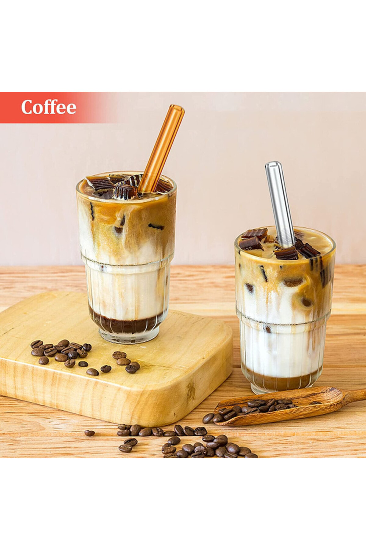 4 Adet Düz Cam Pipet Gıda İle Teması Uygun Temizleme Fırçası Hedi