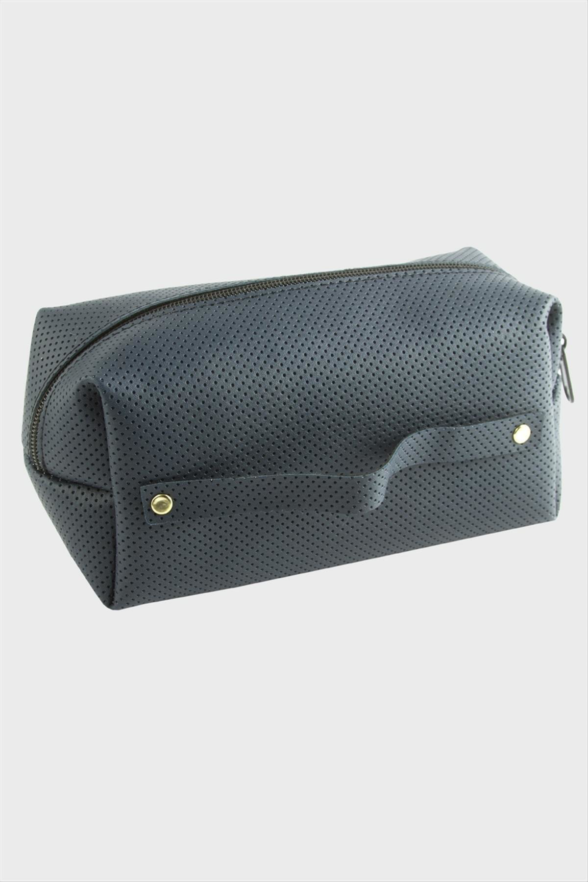 4 Adet El Tutmalı Makyaj Çantası