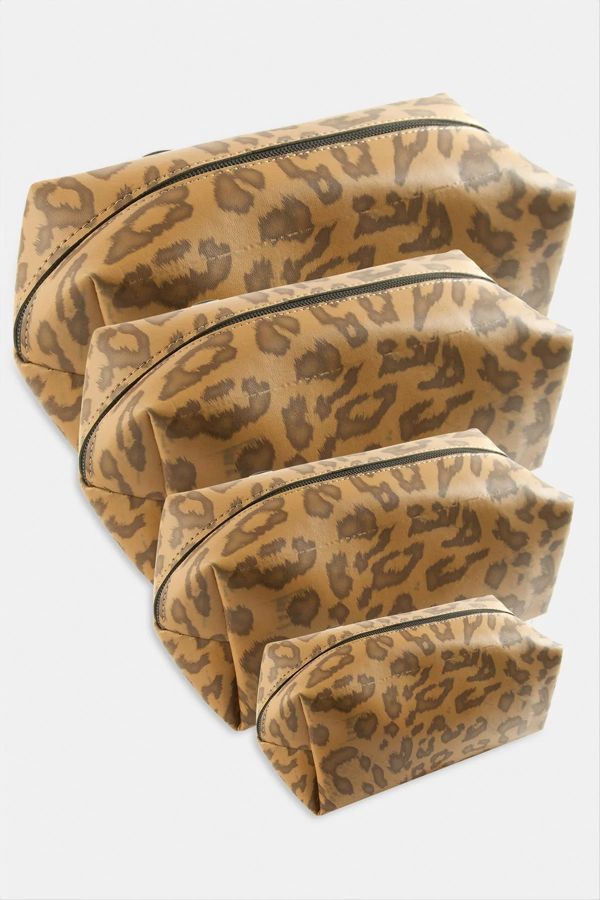 4 Adet El Tutmalı Makyaj Çantası