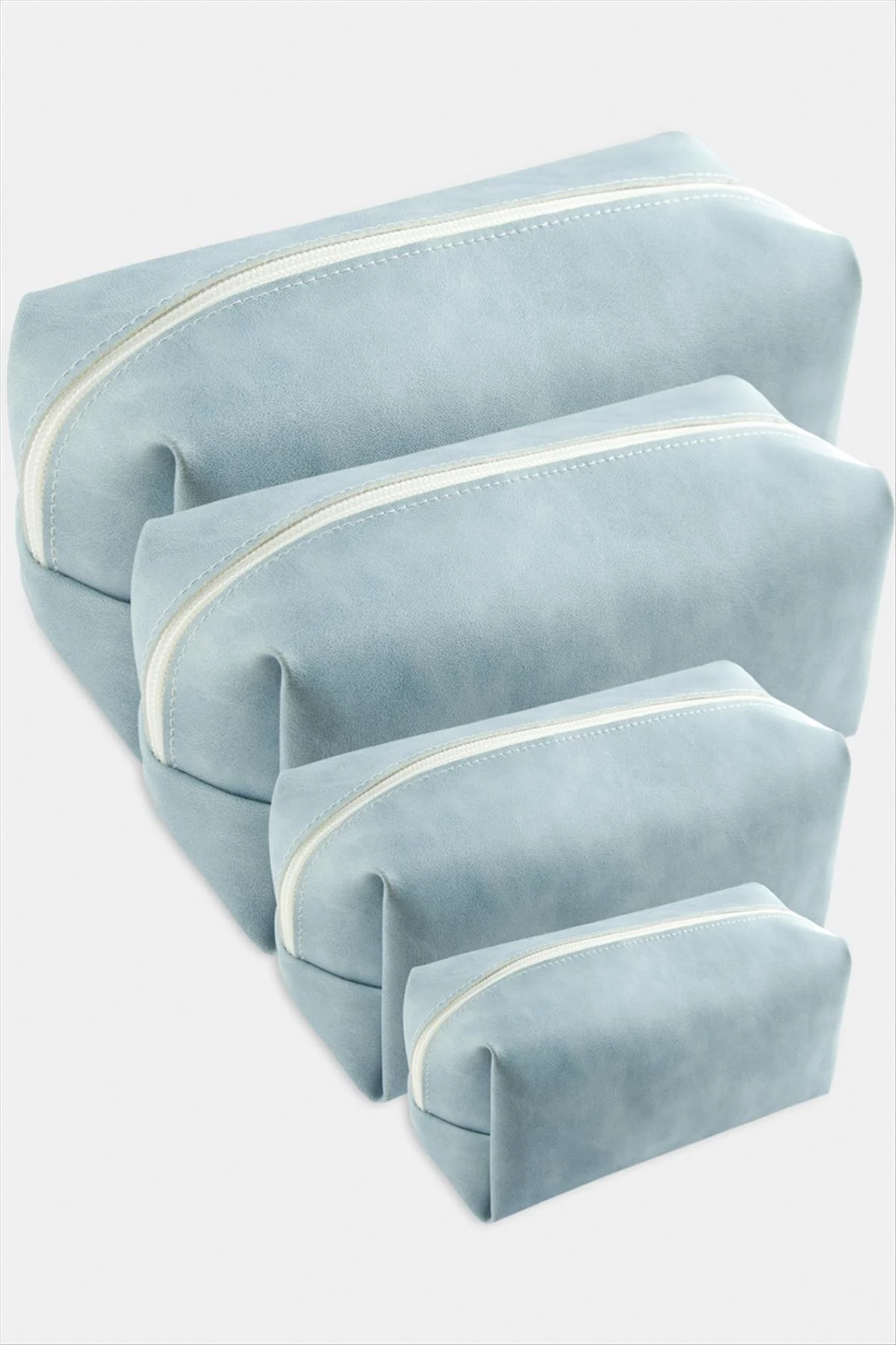 4 Adet El Tutmalı Makyaj Çantası