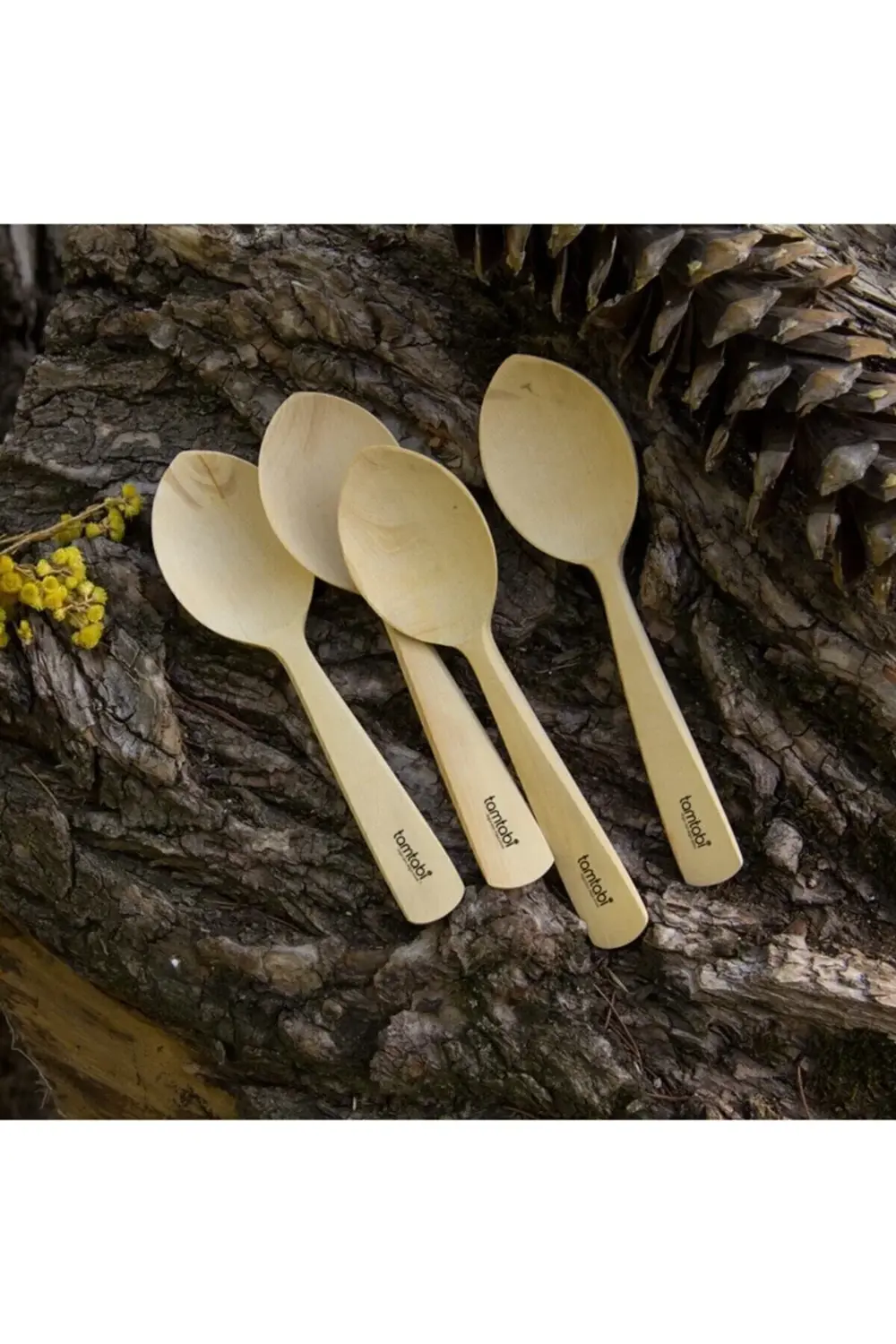 4 Adet Hakiki Şimşir Oyun Kaşığı