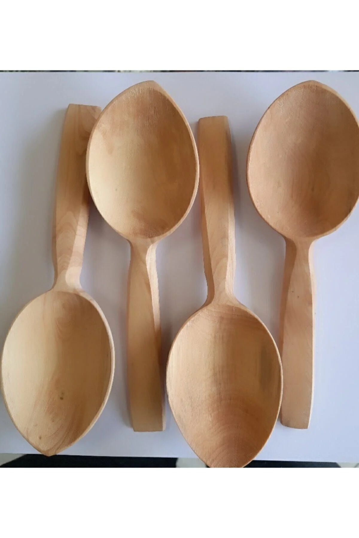 4 Adet Hakiki Şimşir Oyun Kaşığı