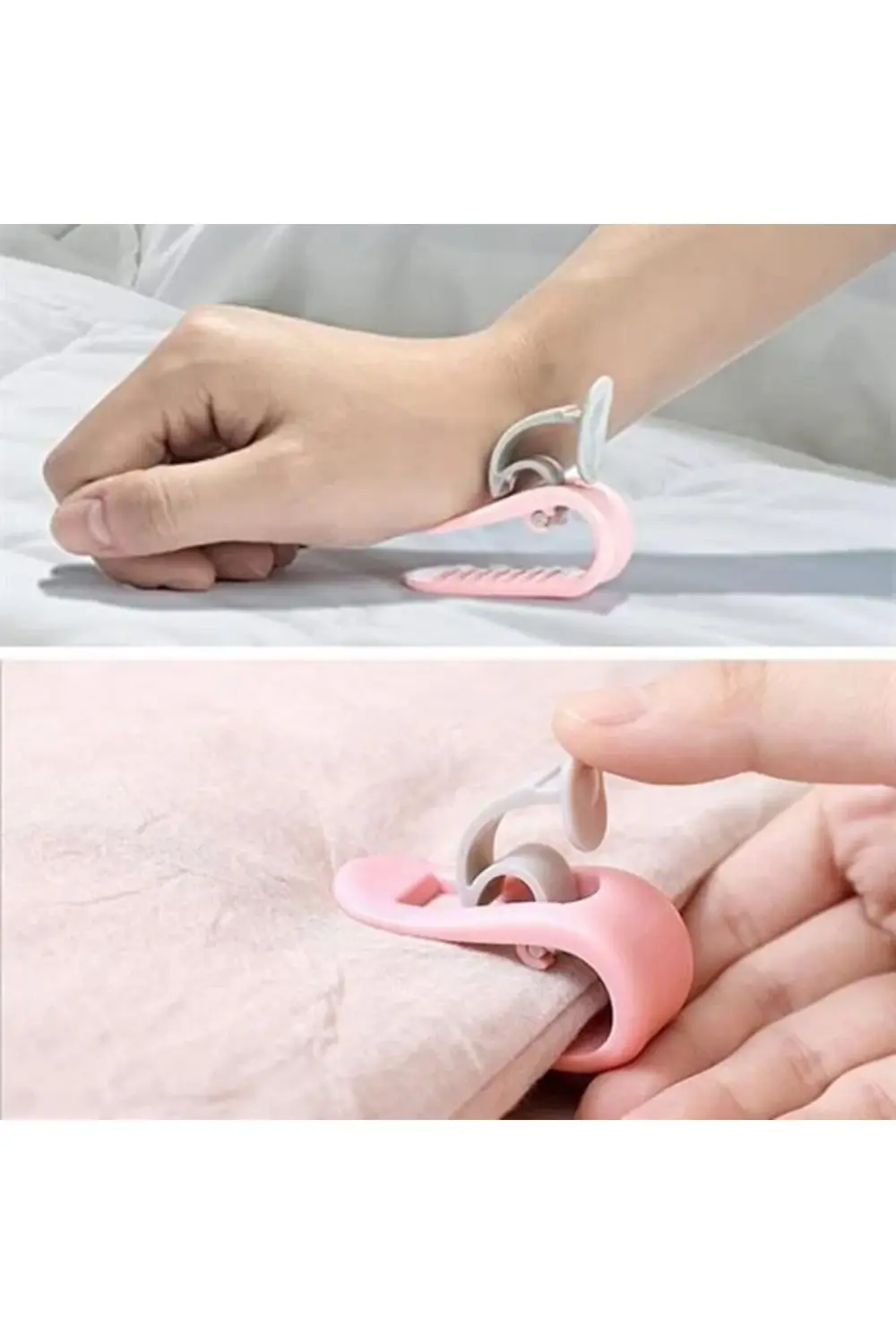 ® 4 Adet İğnesiz Yorgan Çarşaf Ve Perde Tutucu Sabitleyici Kaydır