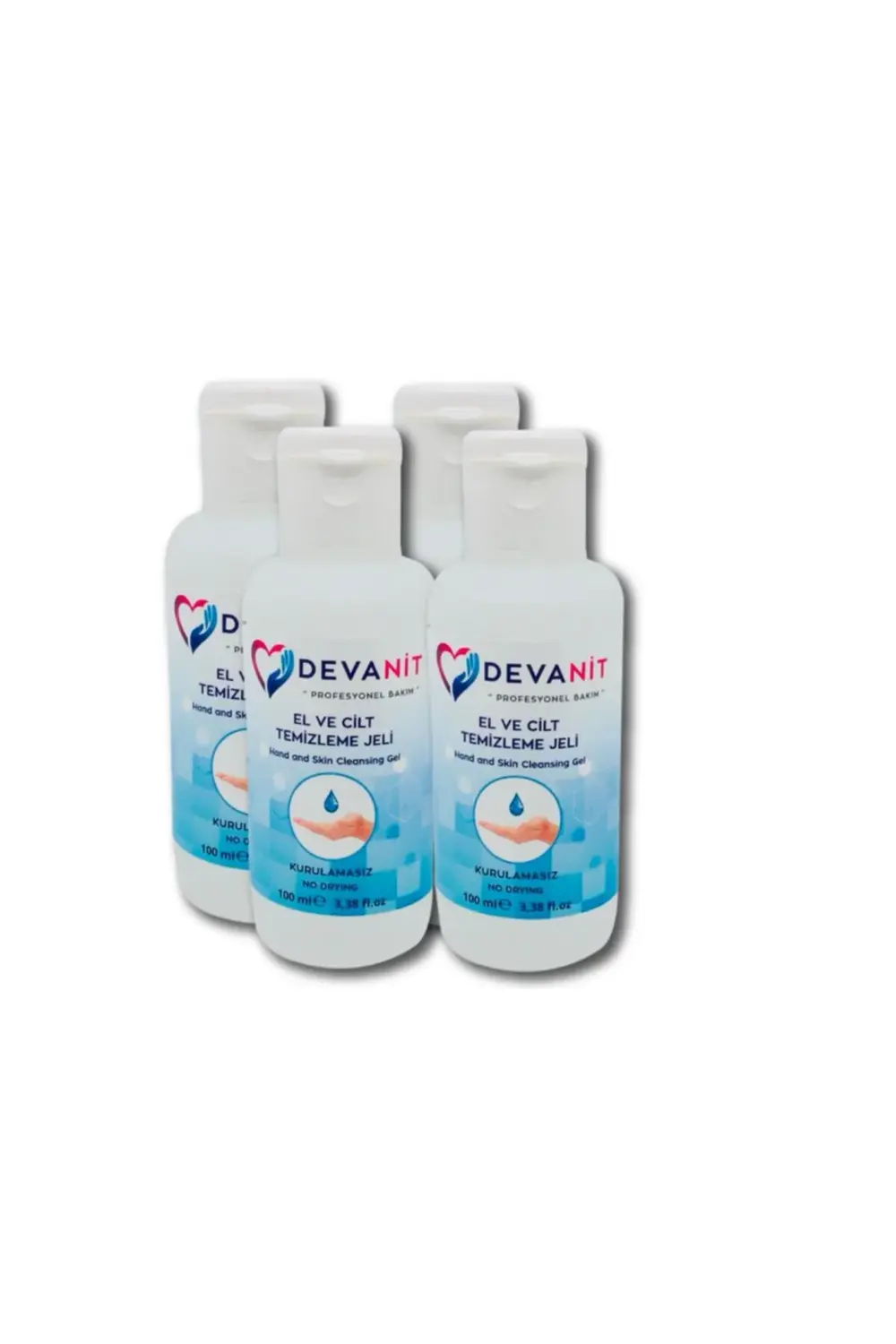 4 Adet Jel Dezenfektan 100 ml