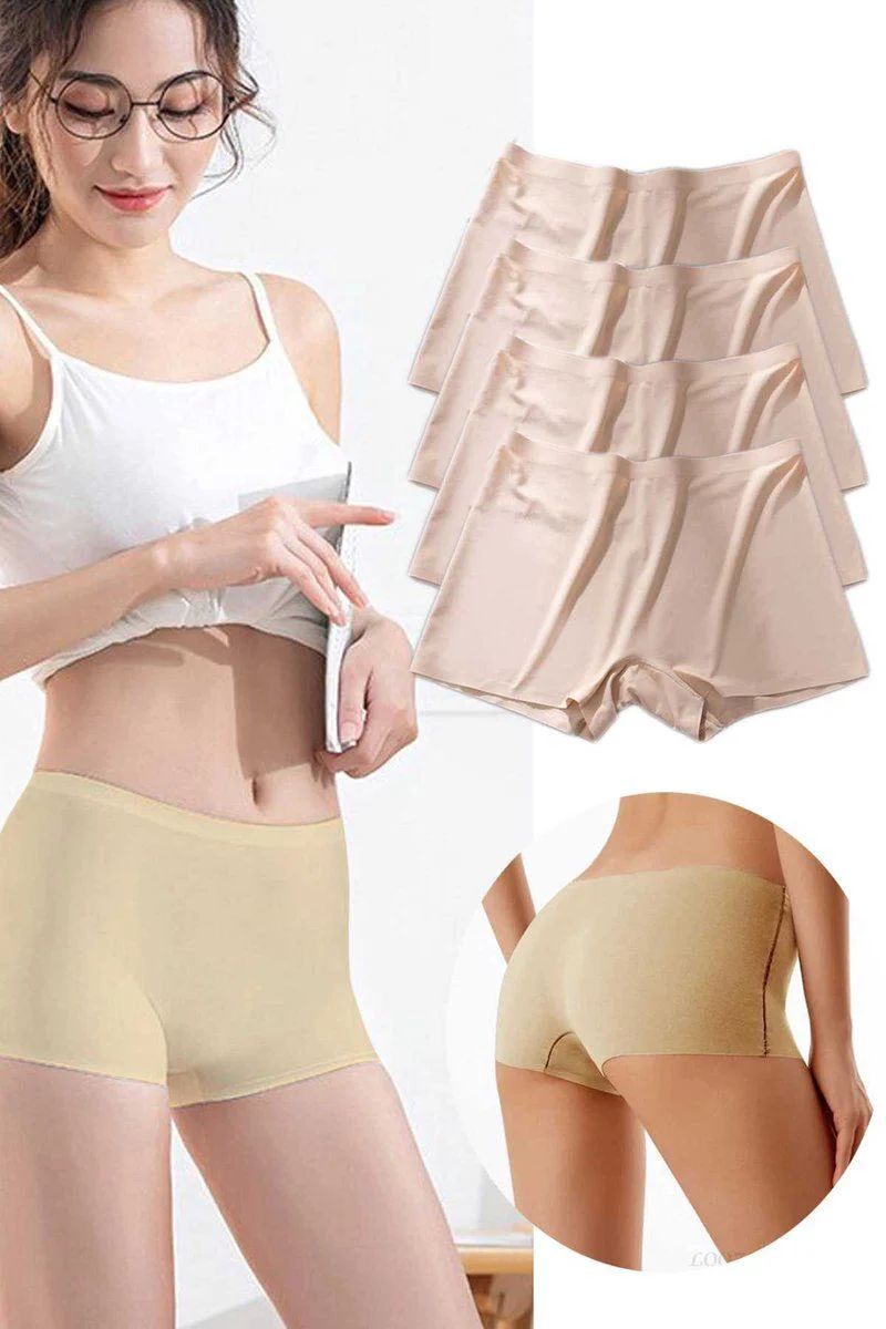 4 Adet Kadın Dikişsiz Görünmez İz Yapmaz Mini Şort Boxer Ten - Lazer Kesim İç Çamaşırı Fiyatı, Yorumları ve Özellikleri