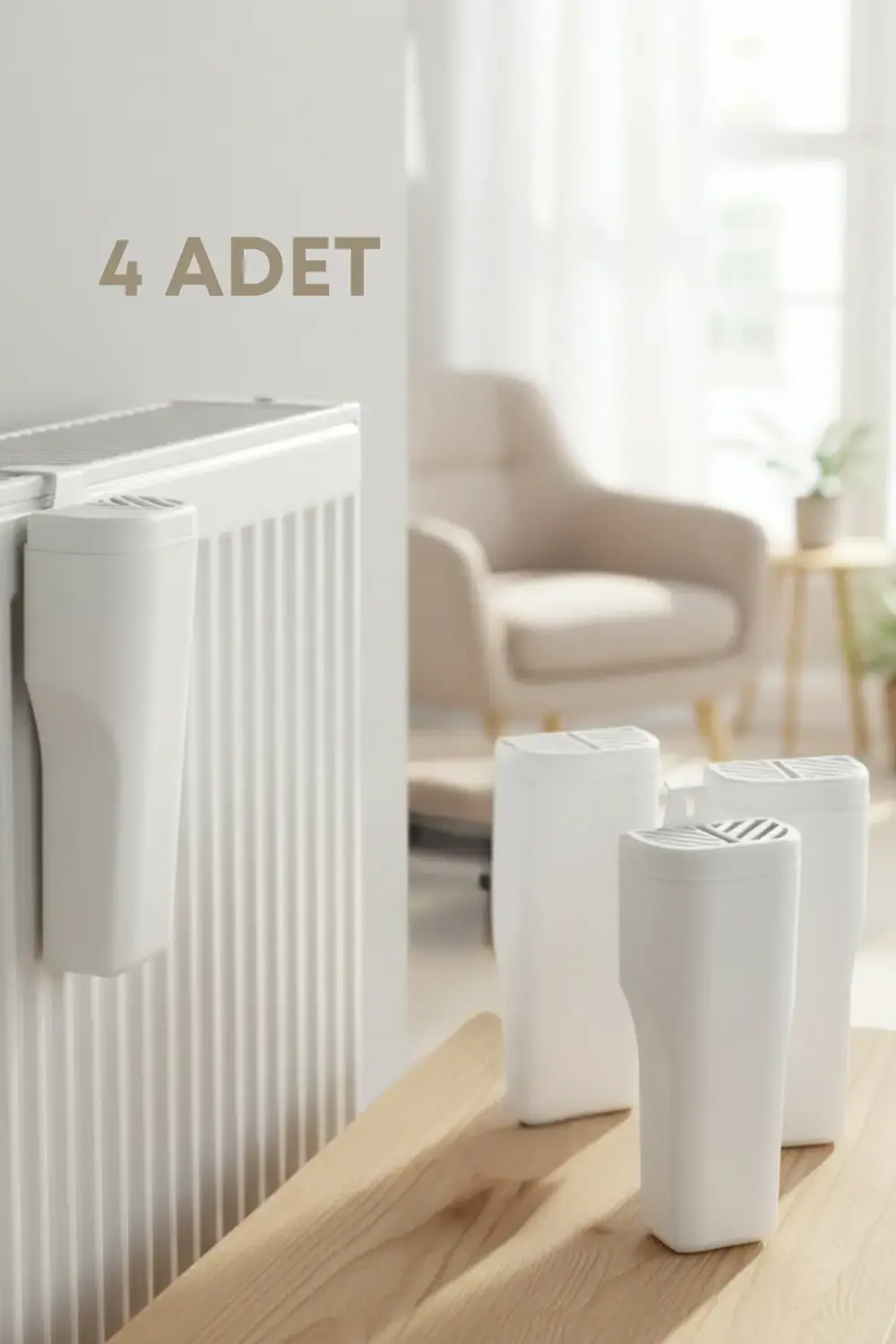 4 Adet Kalorifer Petek Suluğu, Oda Nemlendirici Kalorifer Suluğu,
