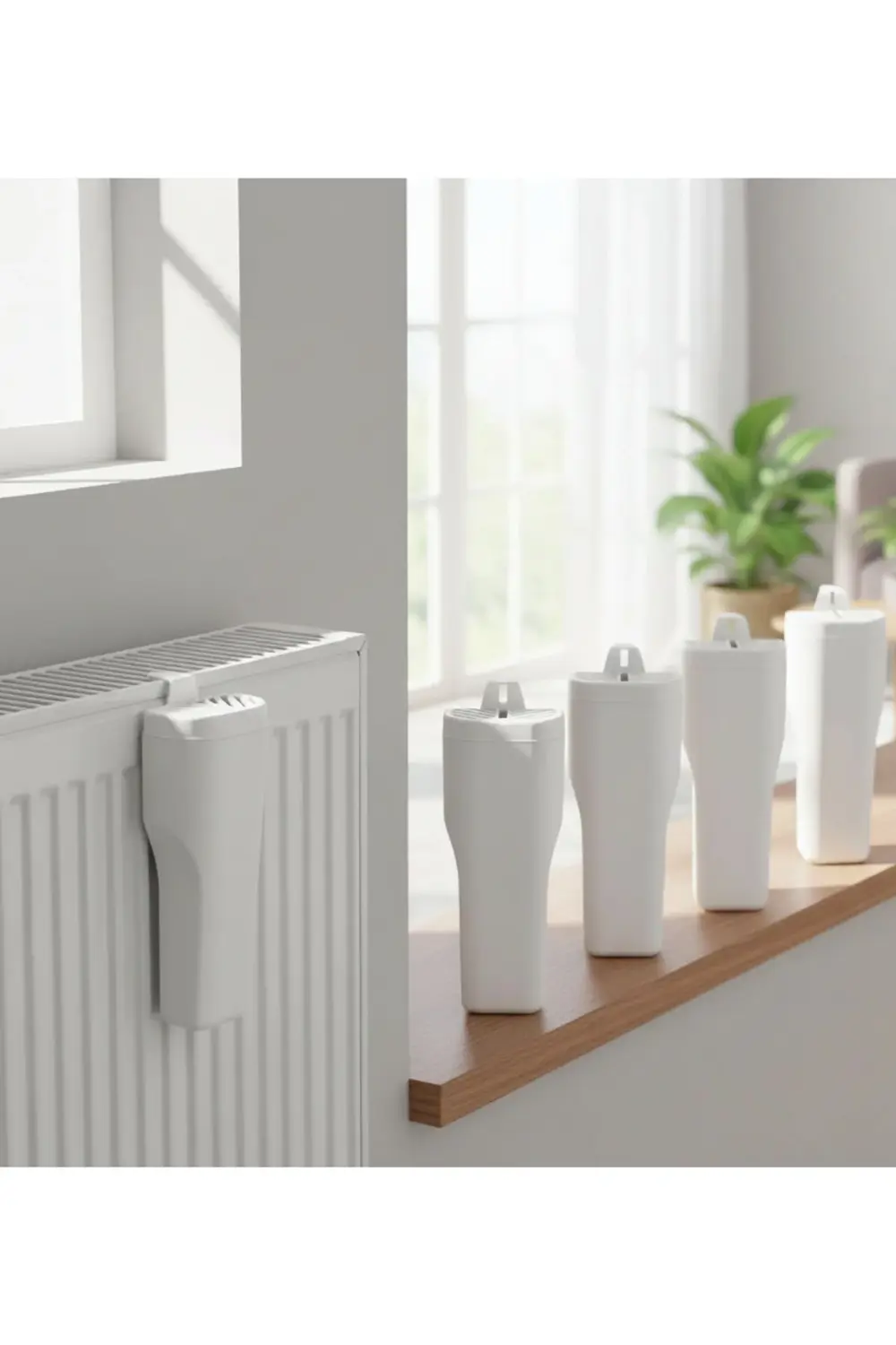 4 Adet Kalorifer Suluğu Seti, Petek Temizleme Fırçası Hediyeli Od