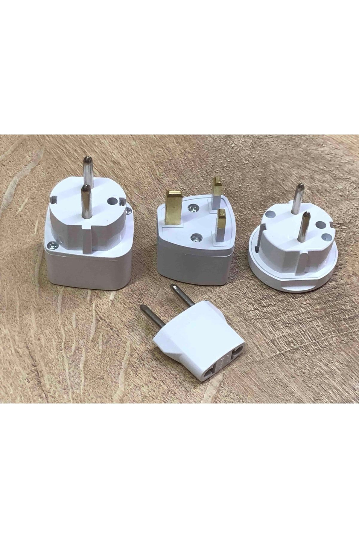 4 Adet Karışık Üniversal Uluslararası Seyahatler Için Priz Dönüşt
