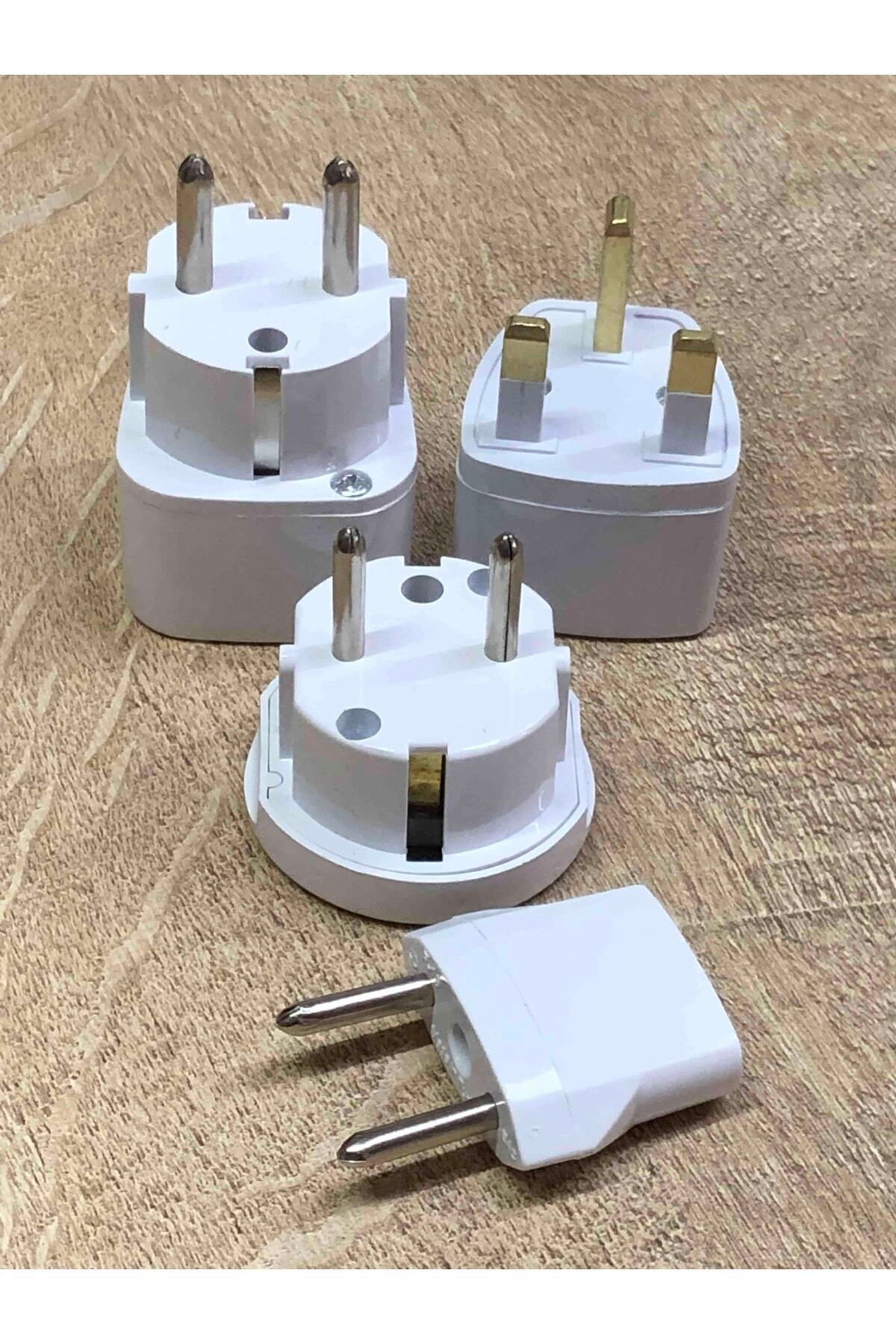 4 Adet Karışık Üniversal Uluslararası Seyahatler Için Priz Dönüşt