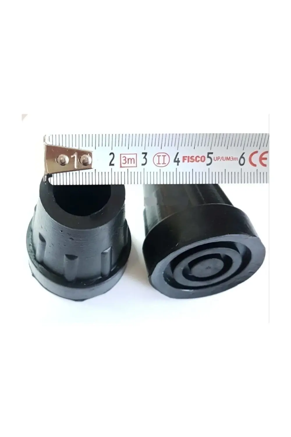 4 Adet - Kaymayan Baston Lastiği Kanedyen Koltuk Değneği Asa Last