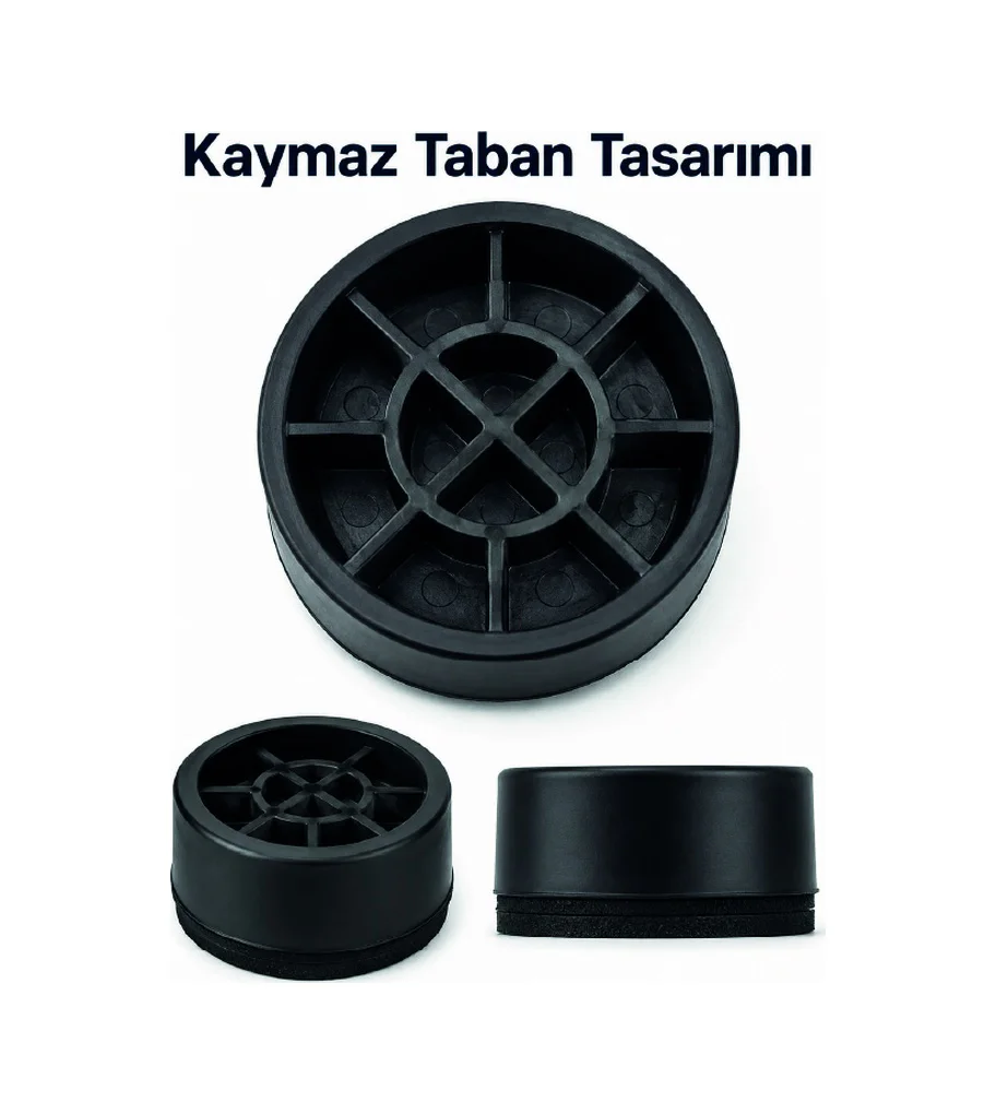 4 Adet Kaymaz Çamaşır Makinesi Ayak Altlığı - Lisinya
