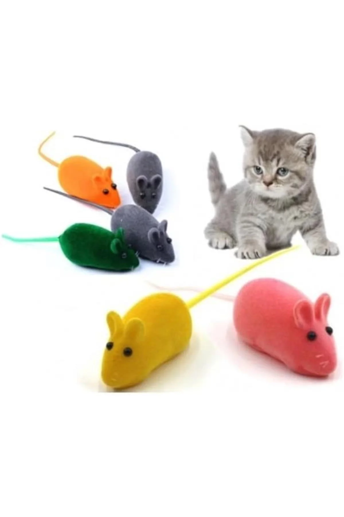 4 Adet Kedi Eğitim Oyun Faresi Sesli
