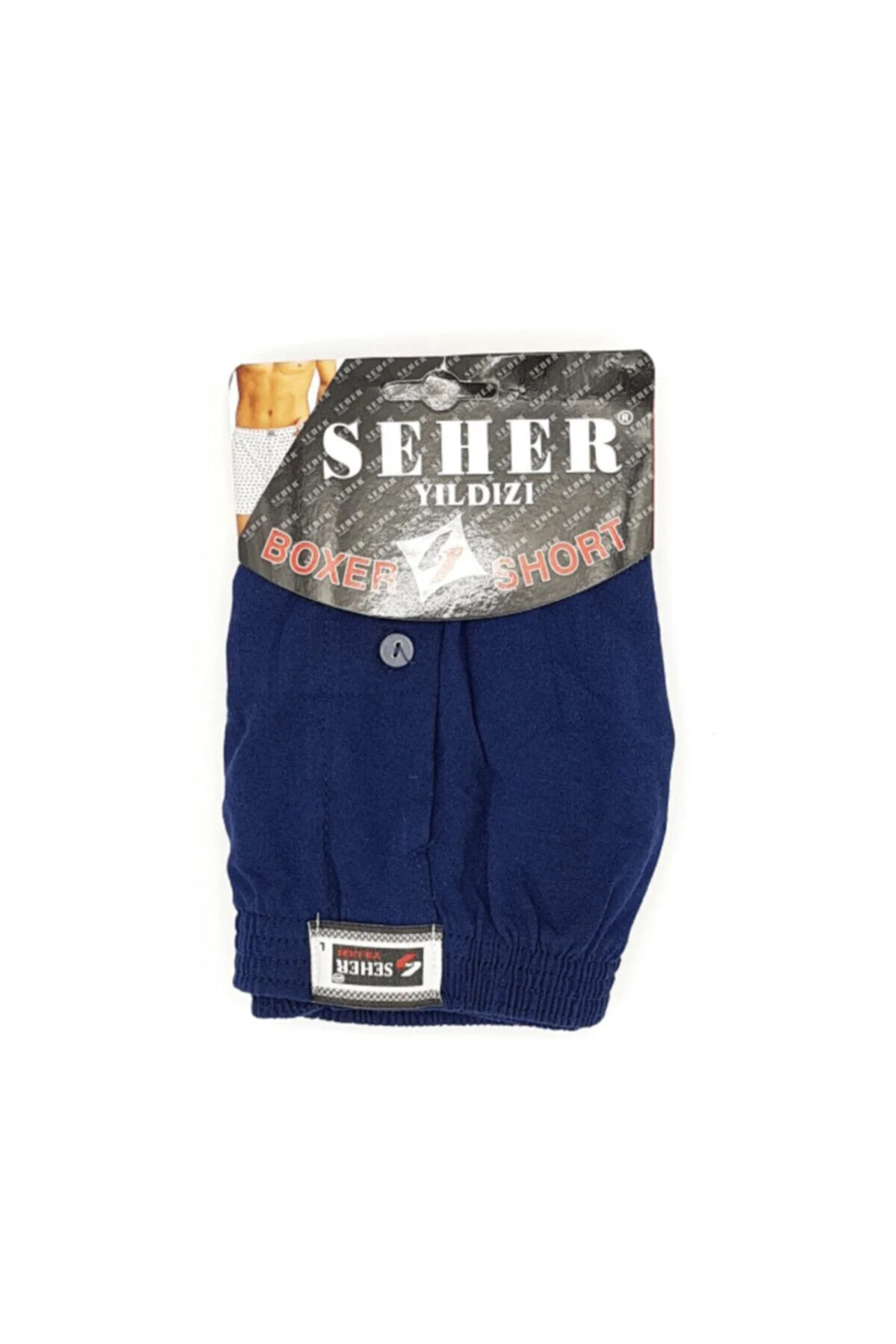 4 Adet Lacivert Renk Penye Boxer 4 Adet Lacivert Renk Penye Boxer