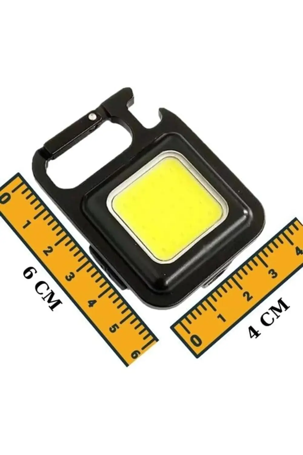 4 Adet Led Anahtarlıklı Metal Kasa El Şişe Açacağı Usb’li Şarj Ed