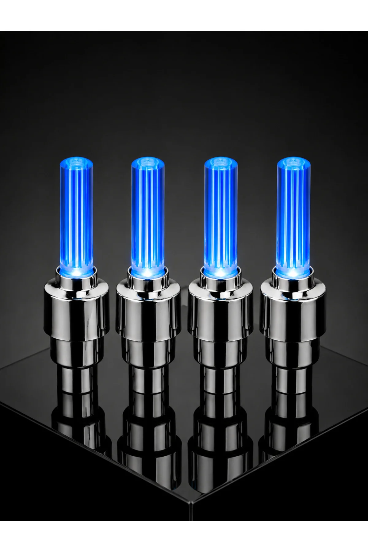 4 Adet LED Lastik Sibop Işığı Otomobil İçin Hareket Sensörlü - Görsel 3