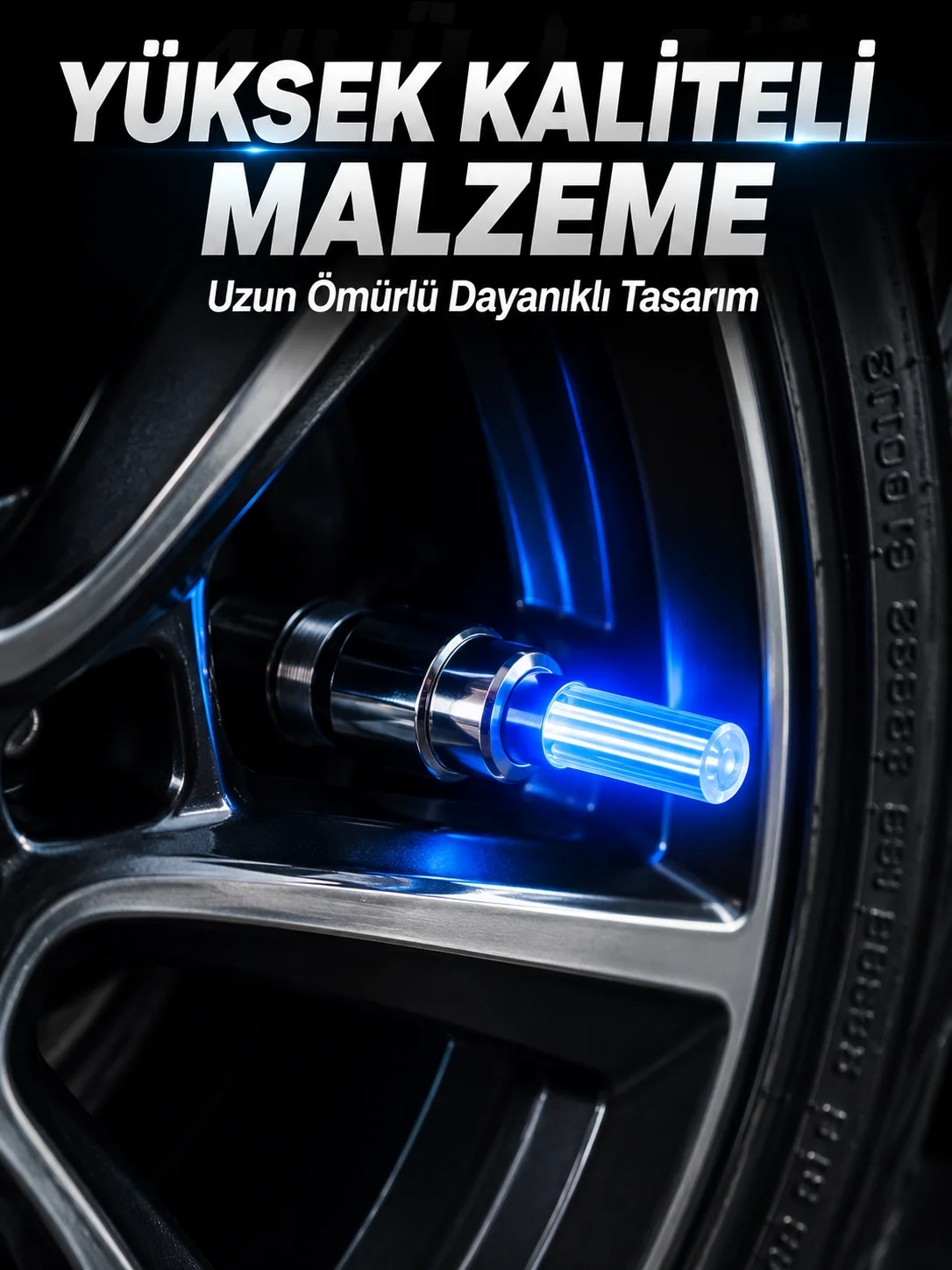 4 Adet LED Lastik Sibop Işığı Otomobil İçin Hareket Sensörlü 4 Adet LED Lastik Sibop Işığı Otomobil İçin Hareket Sensörlü